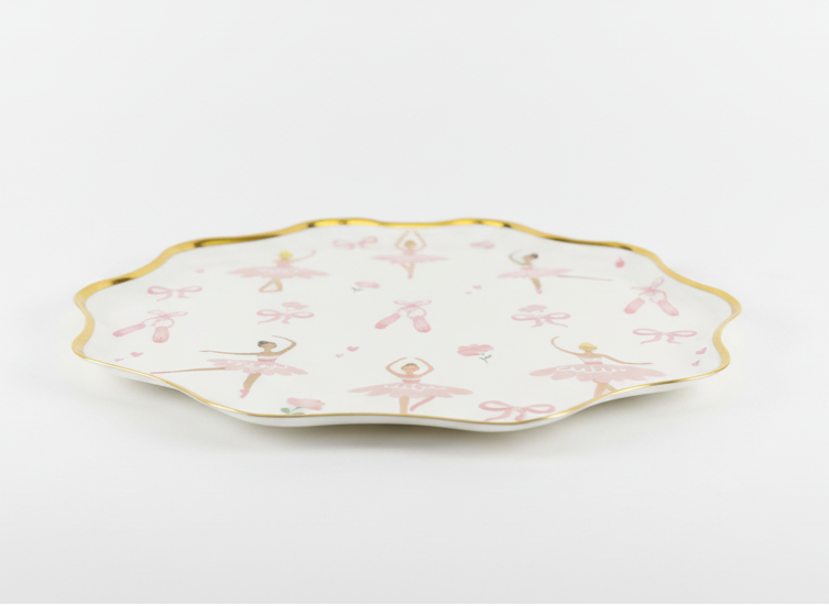 Ballerina Dessert Plates 8" (set Of 8)