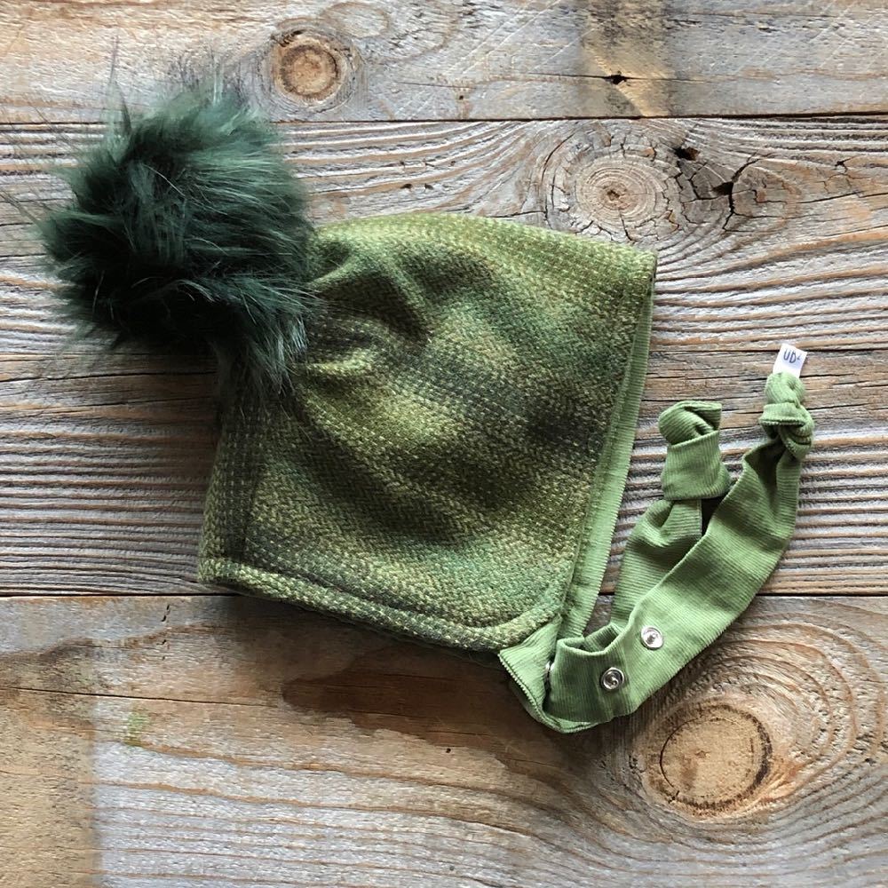 Brimless Bonnet In Balsam (add Ears Or Poms)