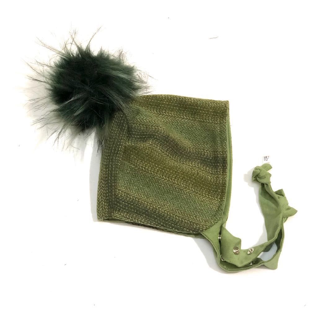 Brimless Bonnet In Balsam (add Ears Or Poms)