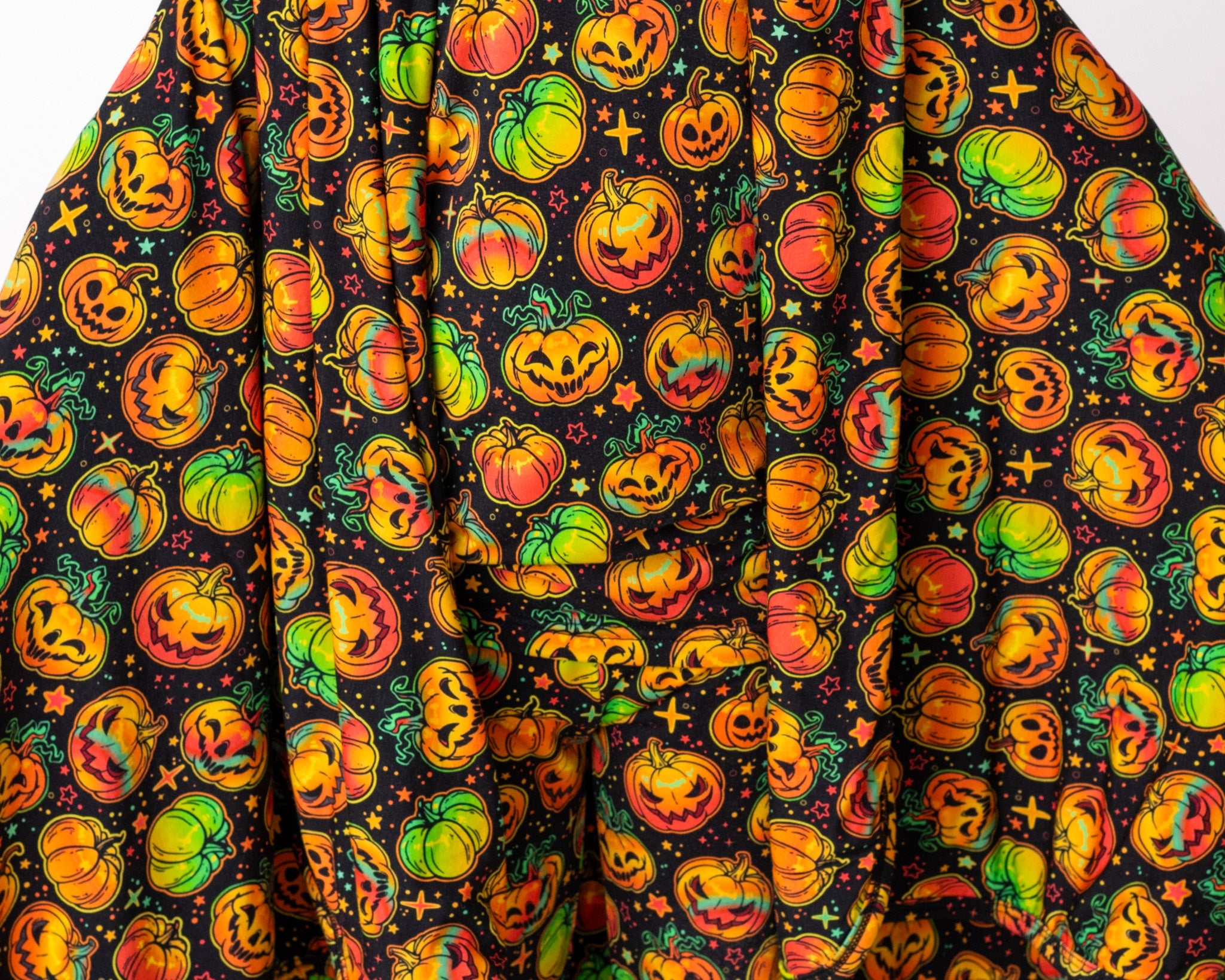 Halloween | Spooky Pumpkins | Double Layer Bamboo Adult Blanket