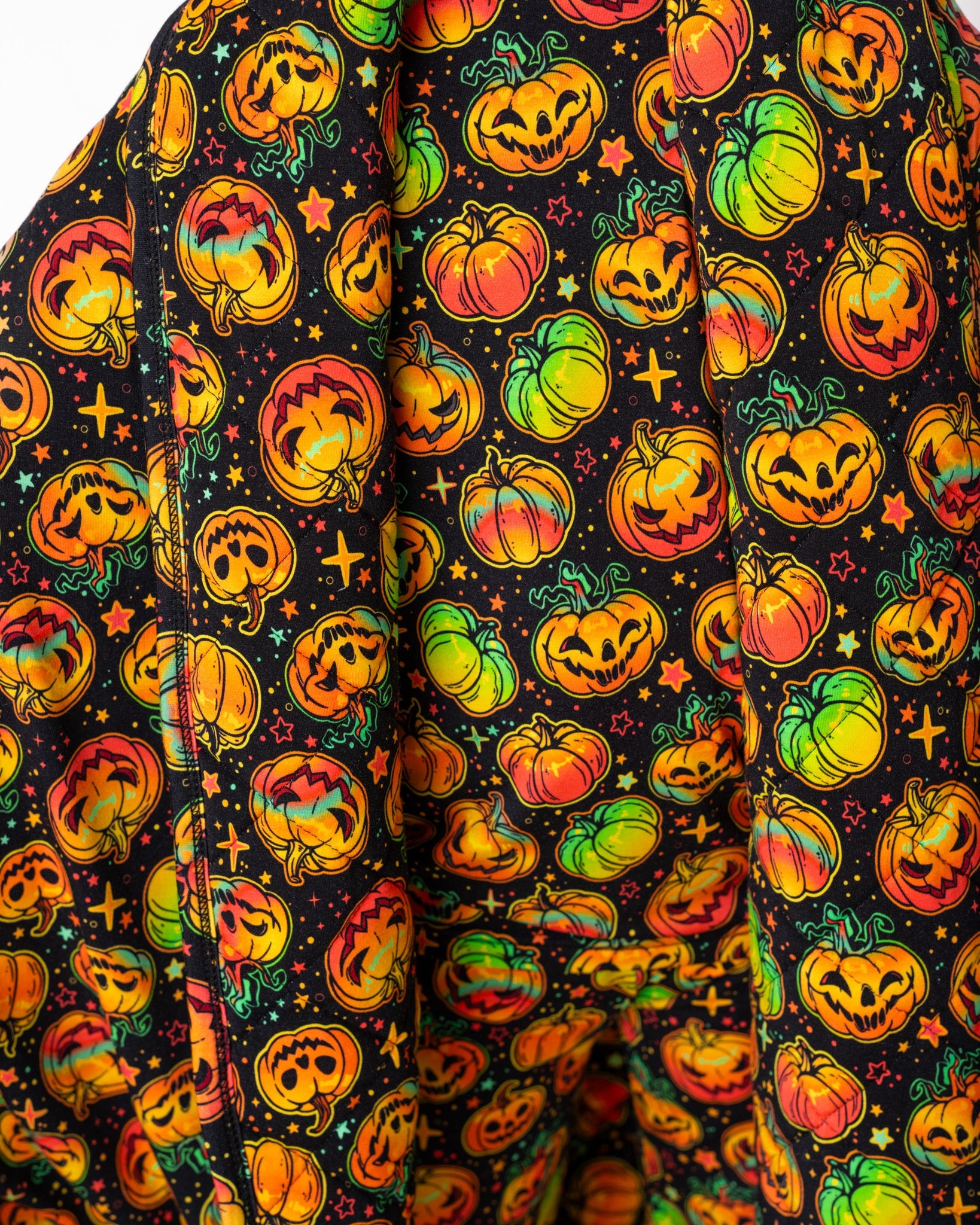 Halloween | Spooky Pumpkins | Quilted Bamboo Adult Blanket