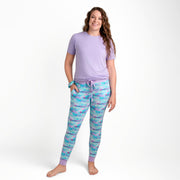 Mermaid Glitter | Women's Bamboo Jogger Pajama Pants