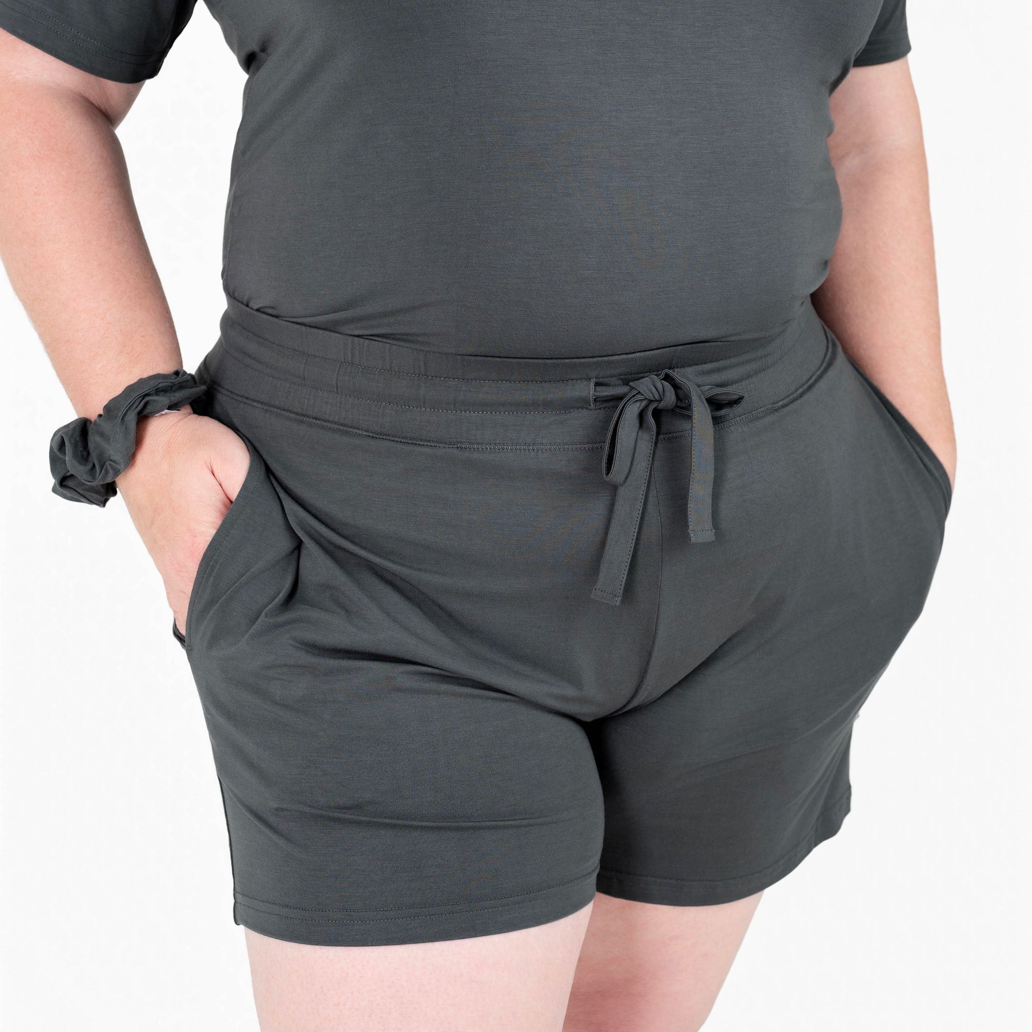 Charcoal | Women's Bamboo Pajama Shorts