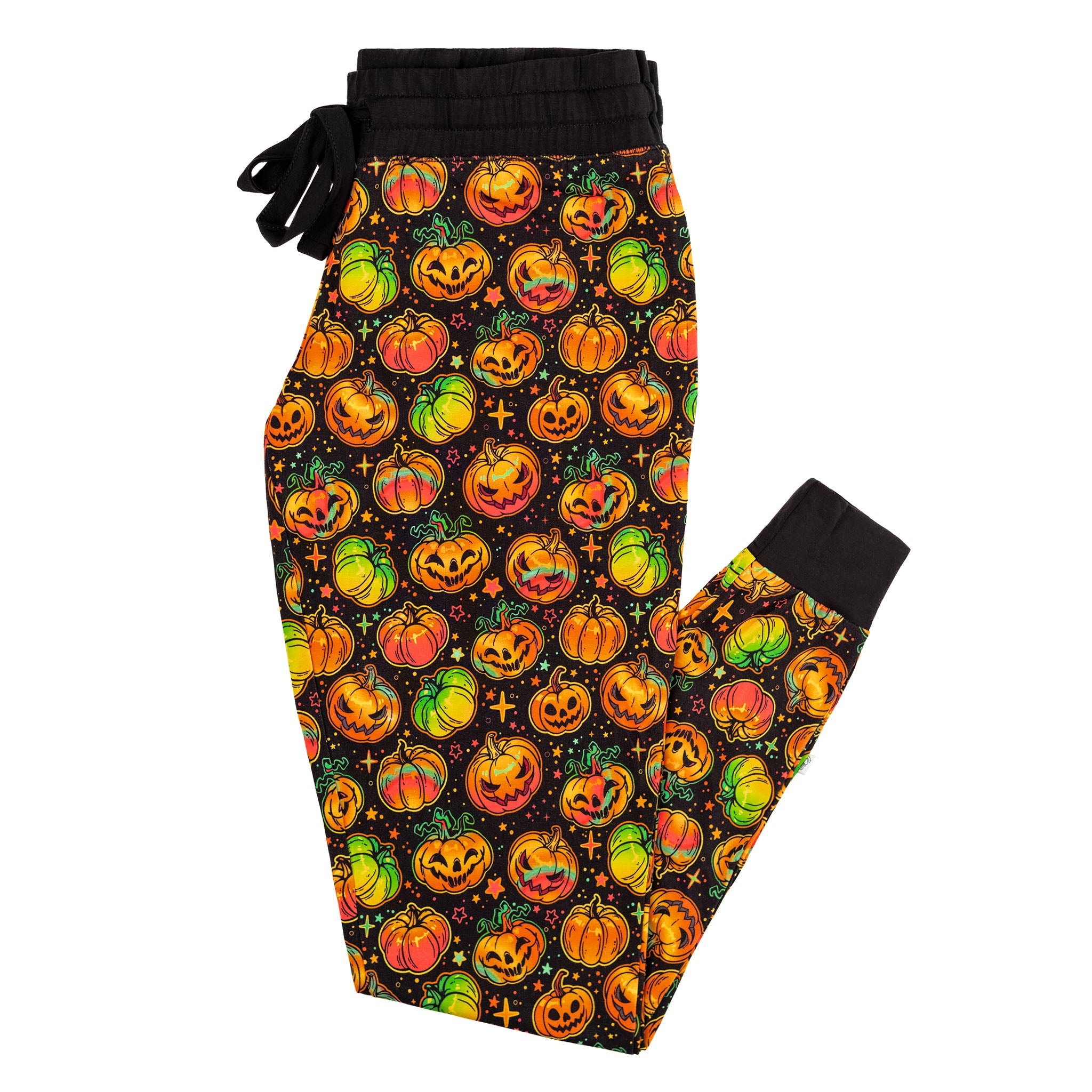 Halloween | Spooky Pumpkins | Women's Bamboo Jogger Pajama Pants