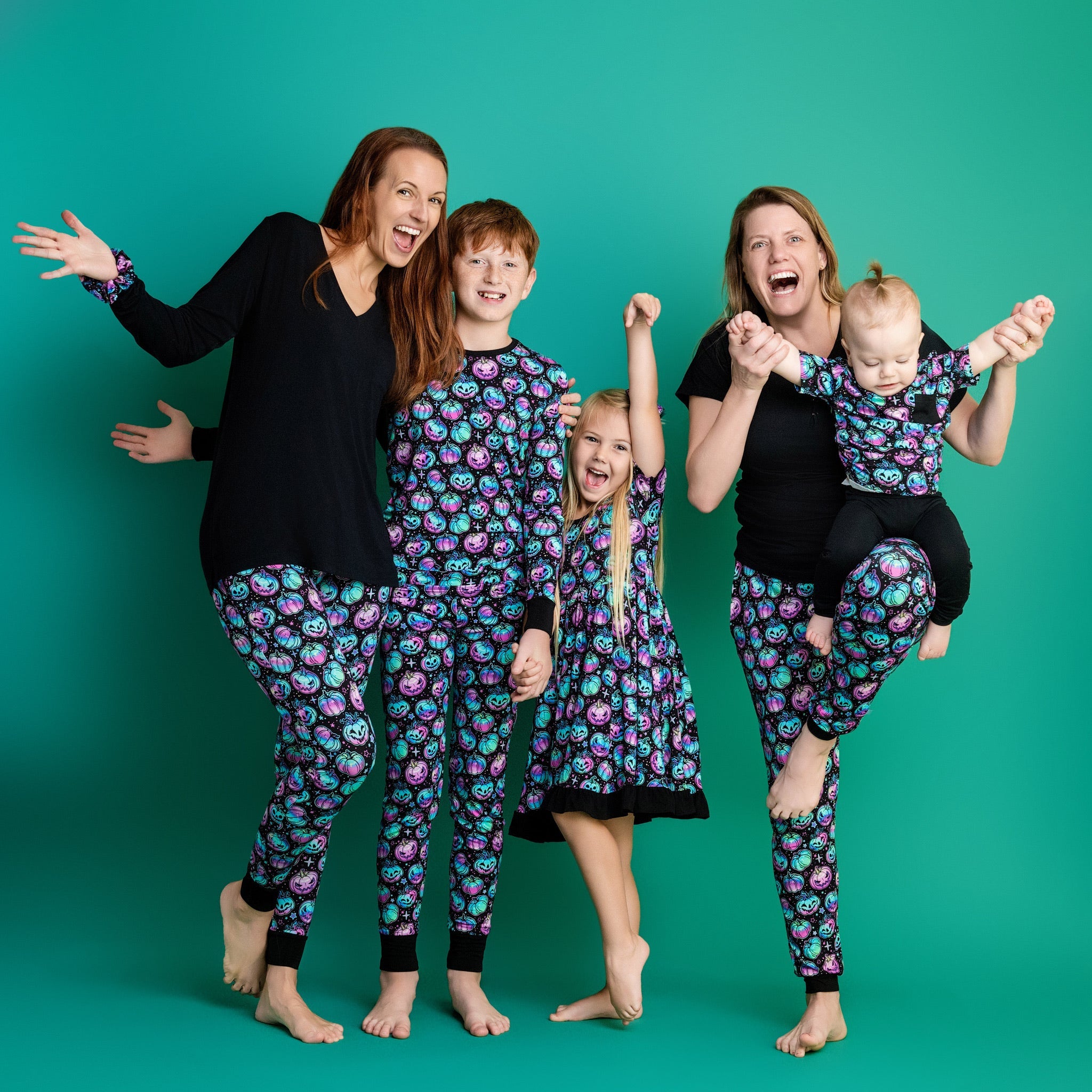 Halloween | Starlight Pumpkins | Women's Bamboo Jogger Pajama Pants