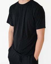 Black | Unisex Adult Bamboo Tee Shirt