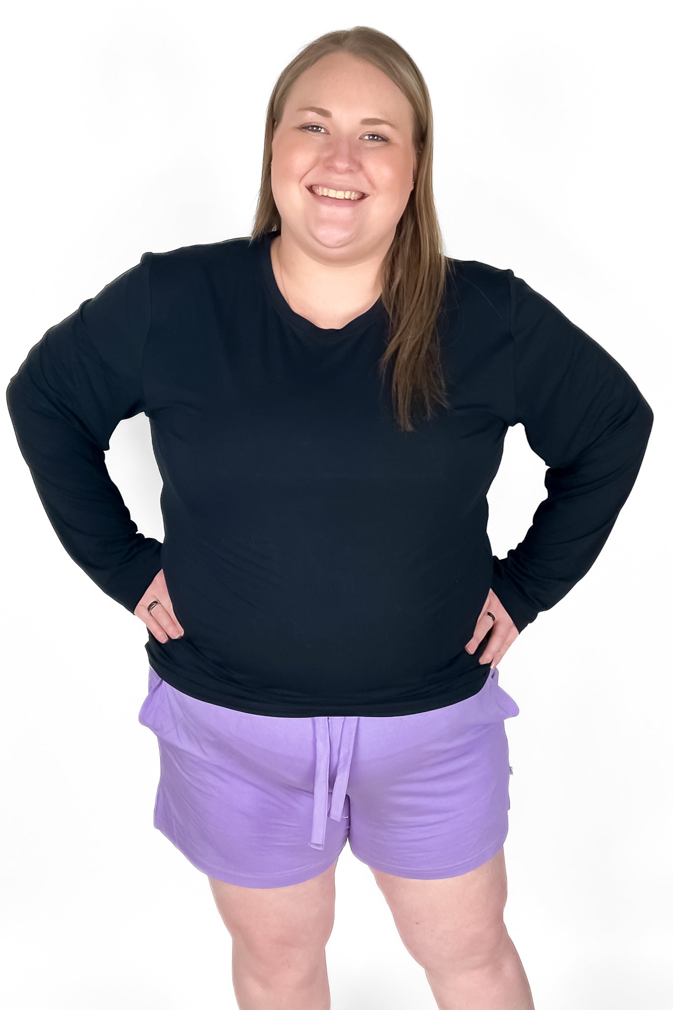 Purple | Women's Bamboo Pajama Shorts