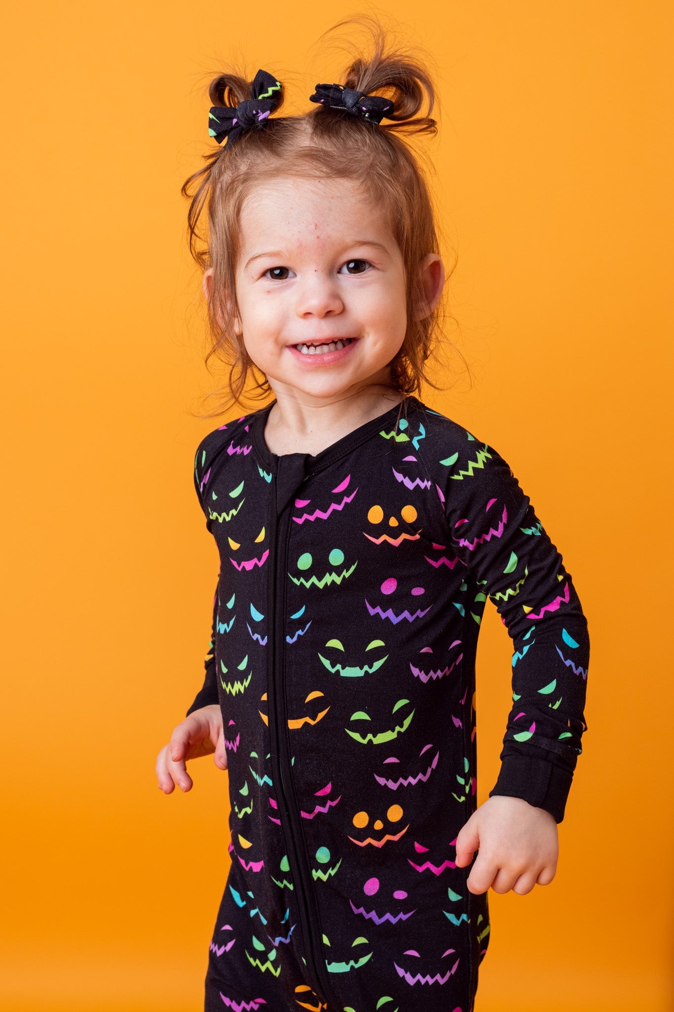 Halloween Night | Convertible Bamboo Zipper Baby Pajamas