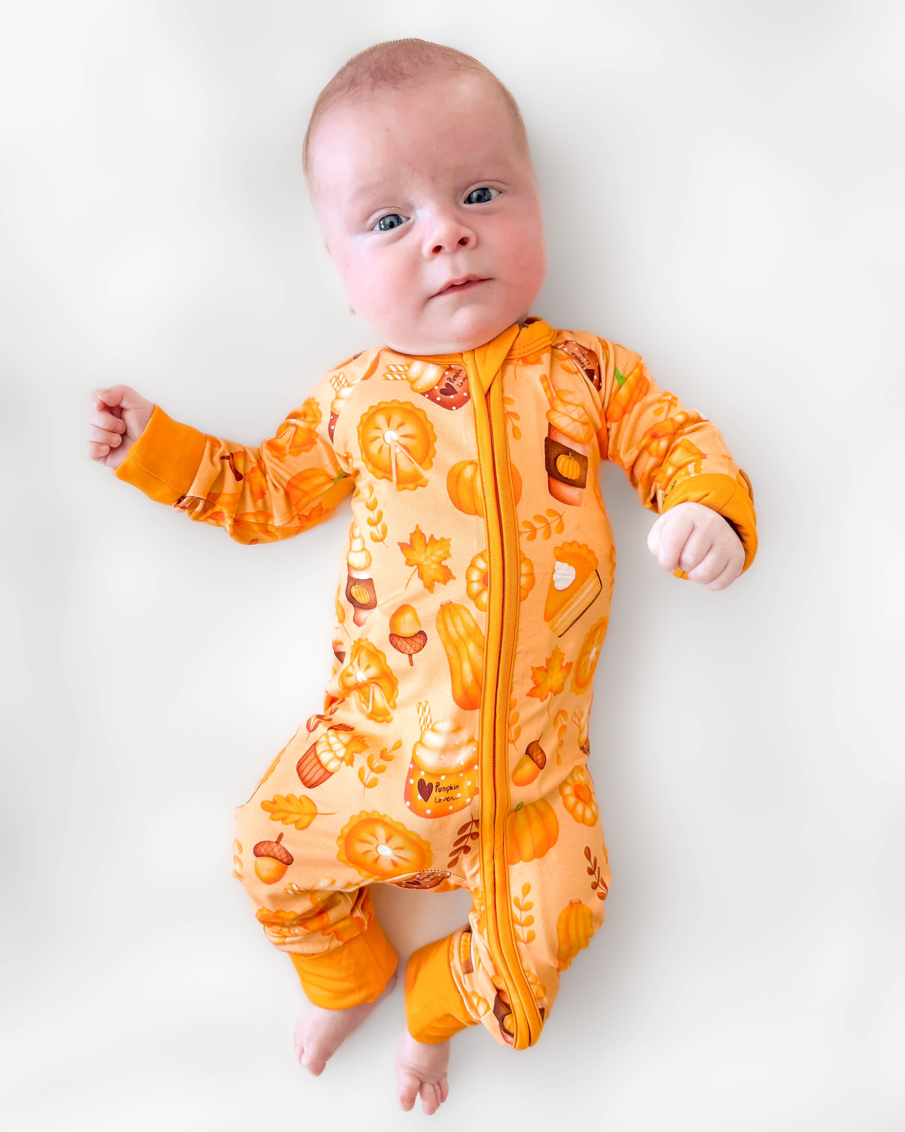 Pumpkin Lover | Bamboo Zipper Pajamas