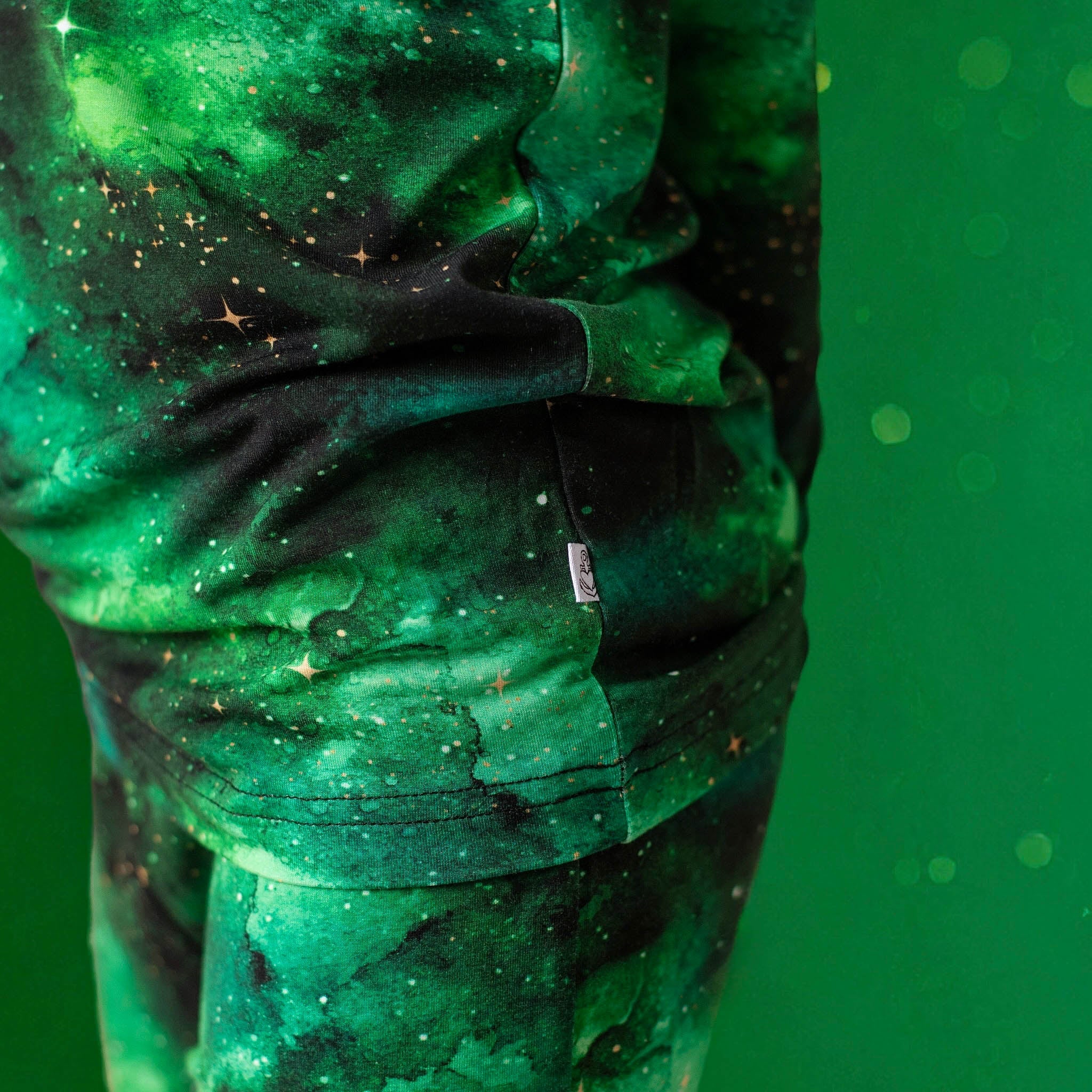 Wicked Cute | Green Galaxy Elixir | Bamboo Two-piece Pajamas