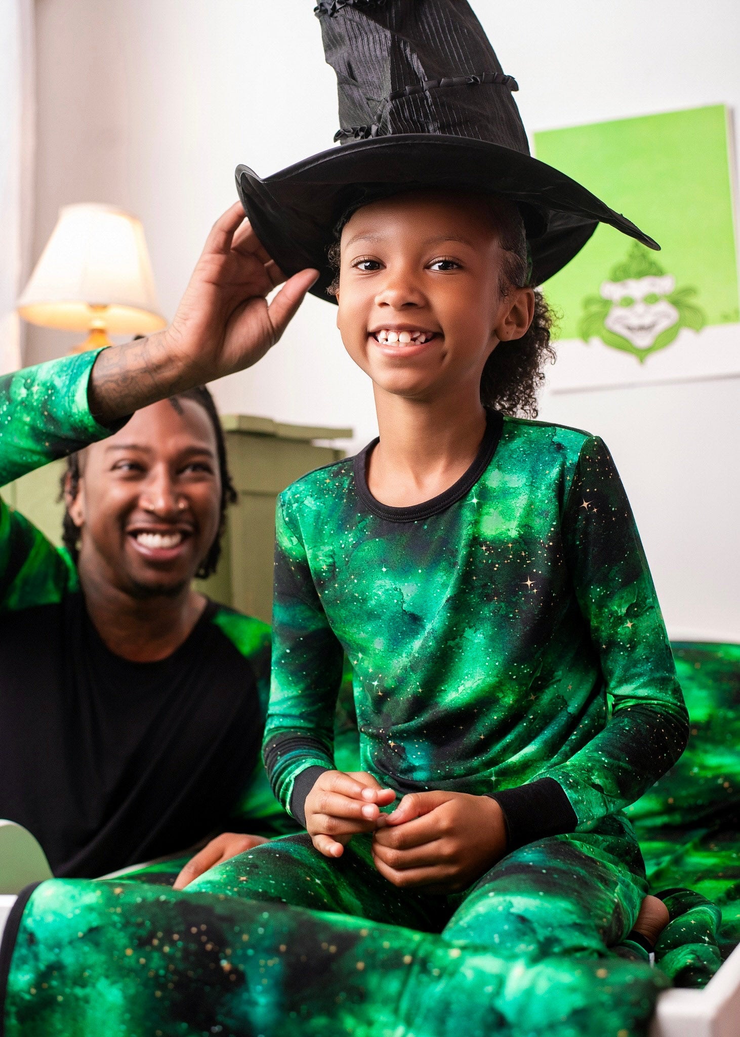 Wicked Cute | Green Galaxy Elixir | Bamboo Two-piece Pajamas