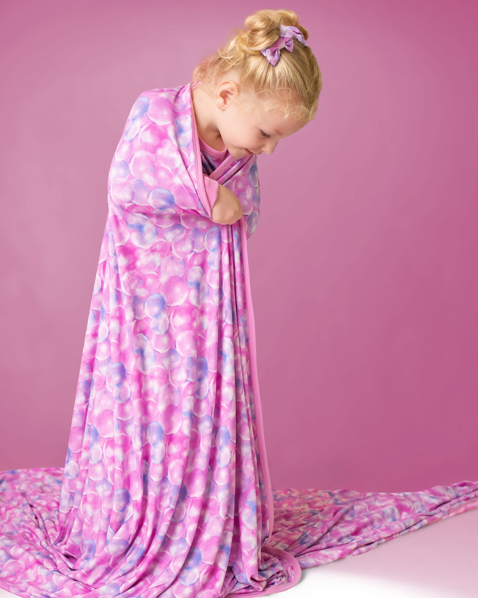 Wicked Cute | Bubbles | Bamboo Double Layer Adult Blanket