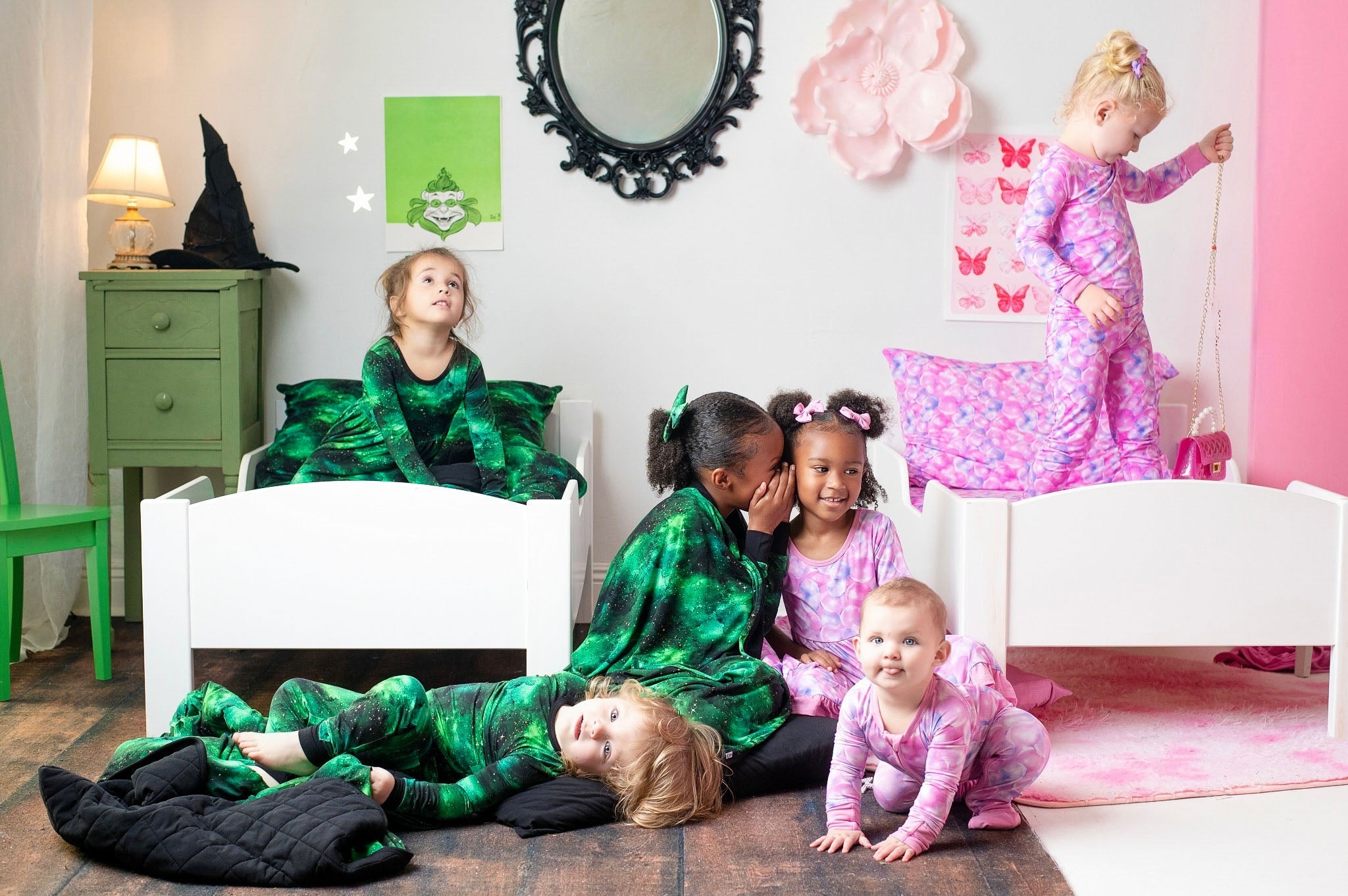 Wicked Cute | Bubbles | Bamboo Zipper Pajamas