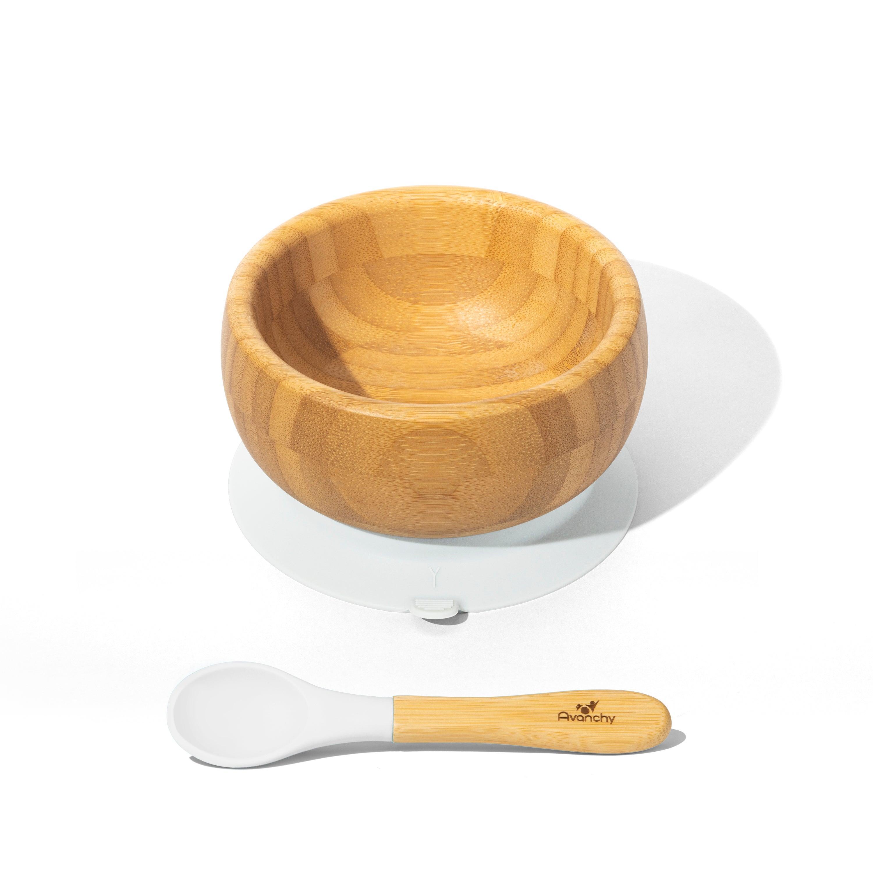 Bamboo Baby Suction Bowl + Spoon