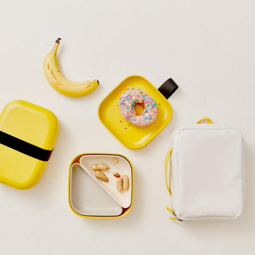 Square Bento Lunch Box - Lemon