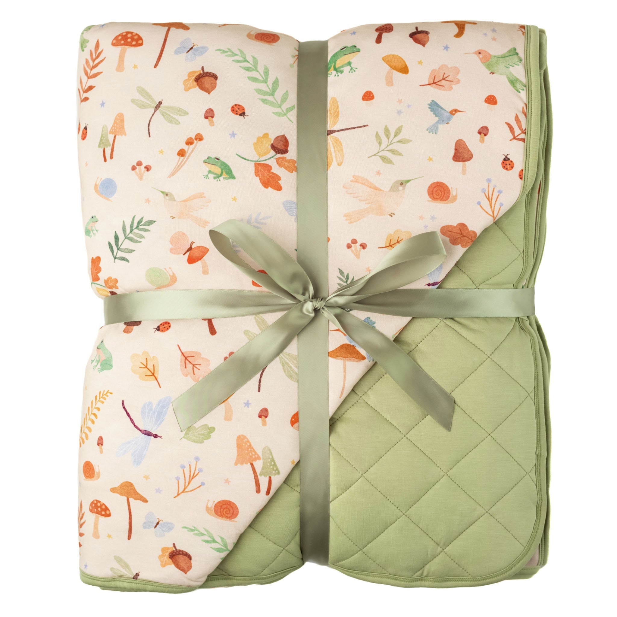 Whimsical Woodland | Quilted Bamboo Adult Blanket