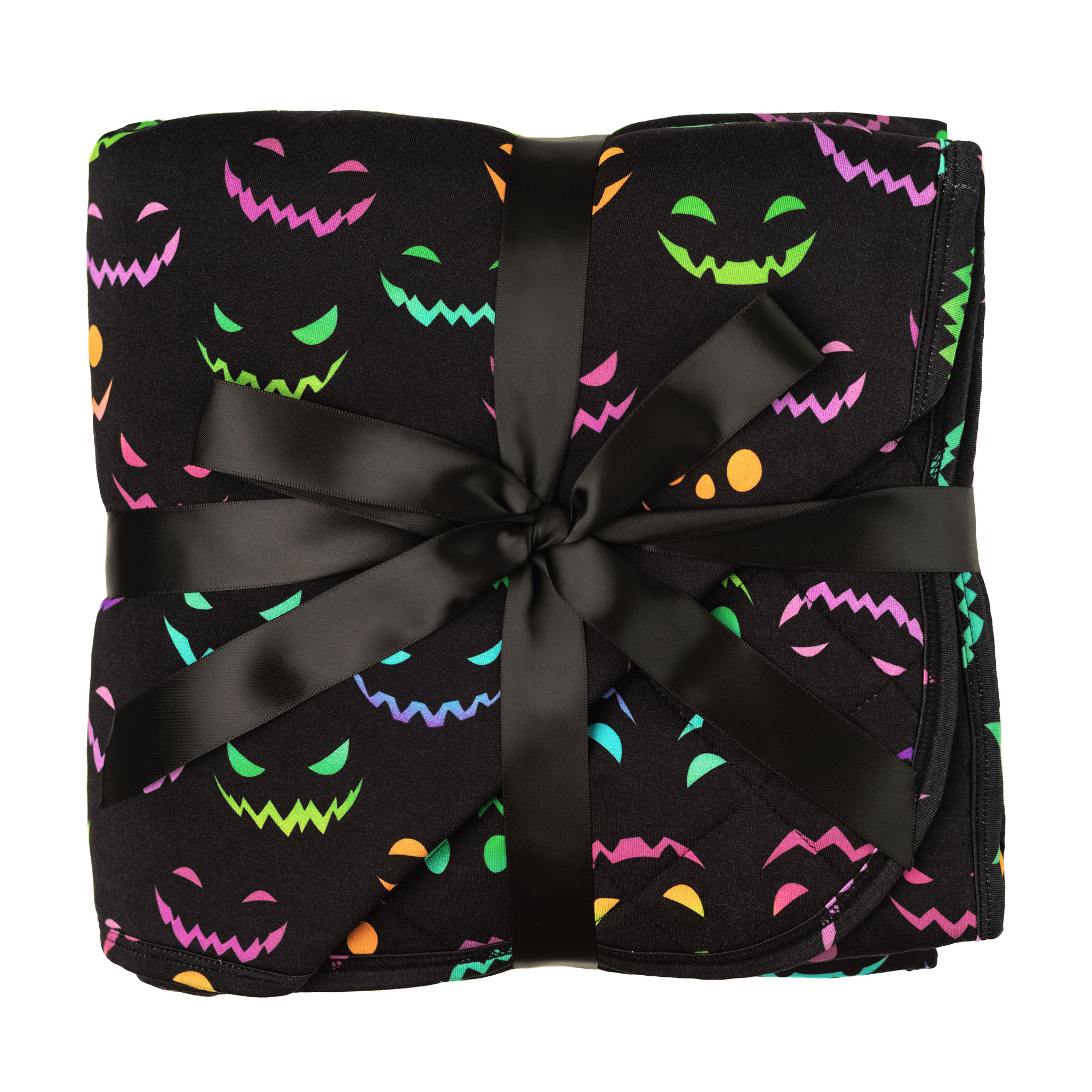 Halloween Night | Mini Quilted Bamboo Baby Blanket