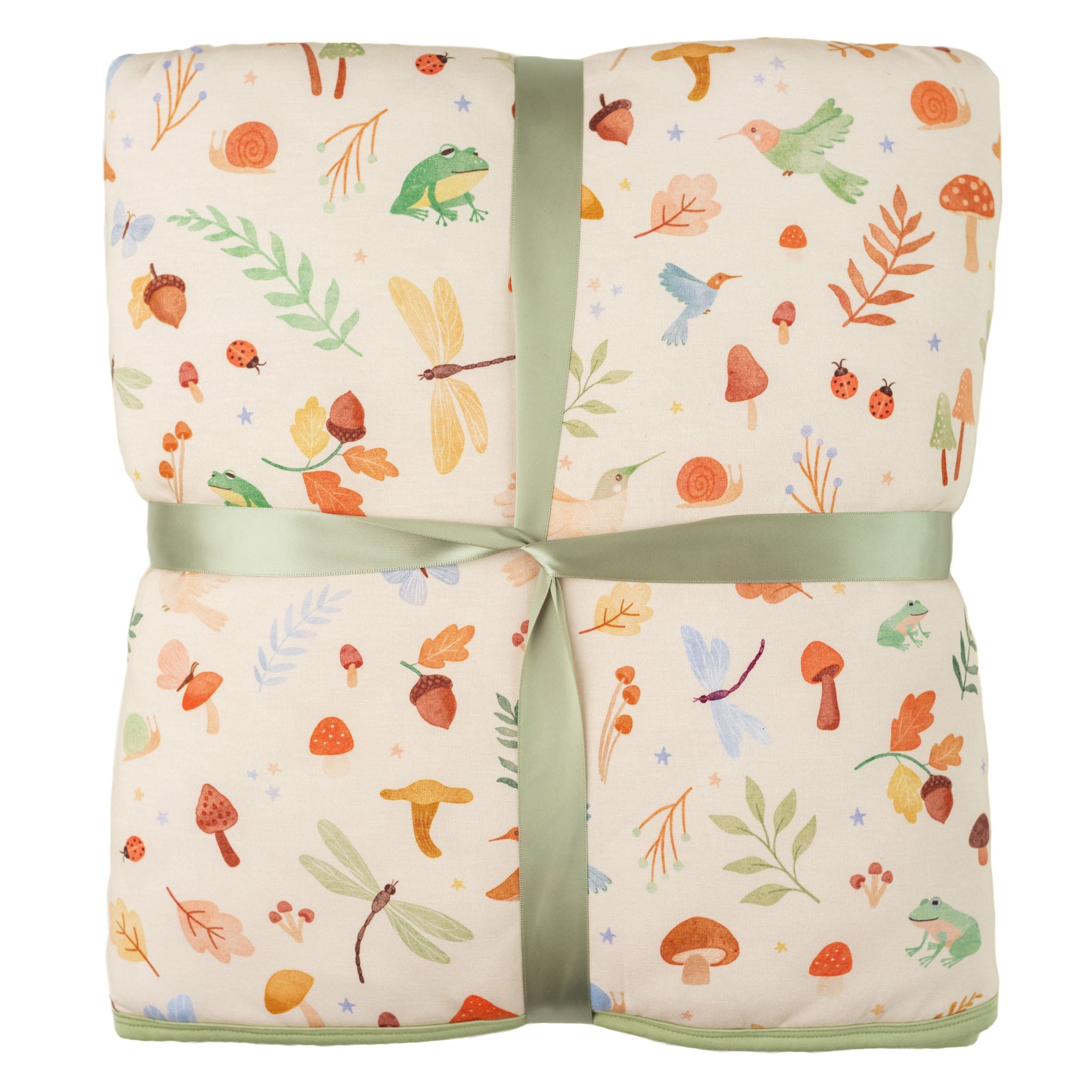 Whimsical Woodland | Quilted Bamboo Toddler Blanket