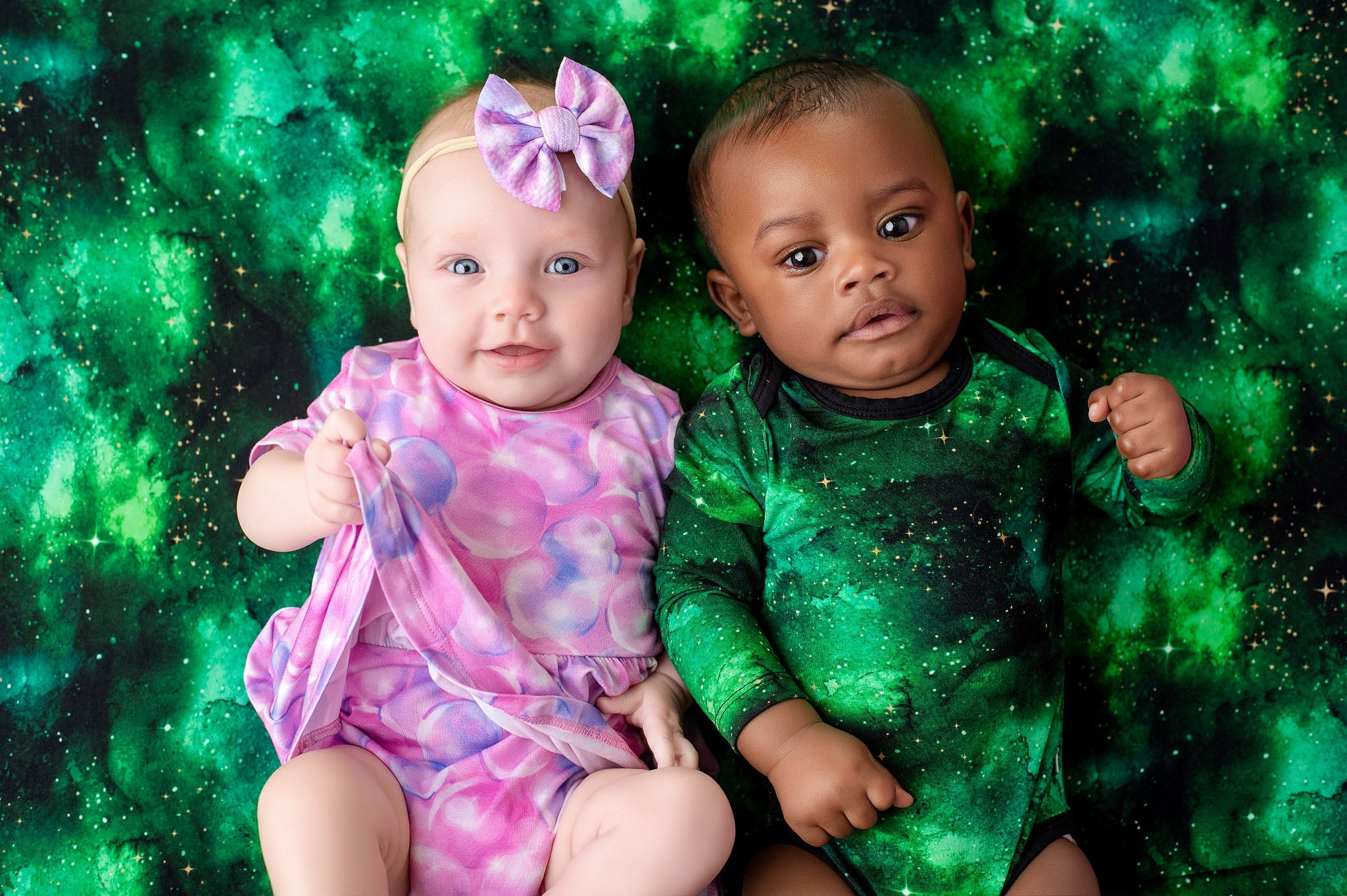 Wicked Cute | Bubbles | Bamboo Baby Bodysuit Dress