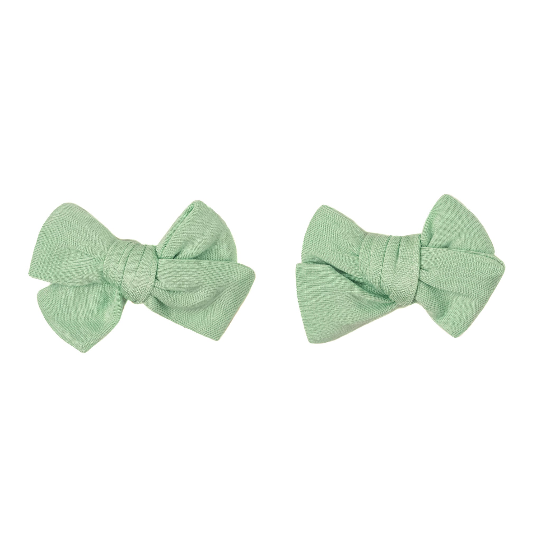 Jade | Baby Bamboo Clip On Bow Set *new Style*