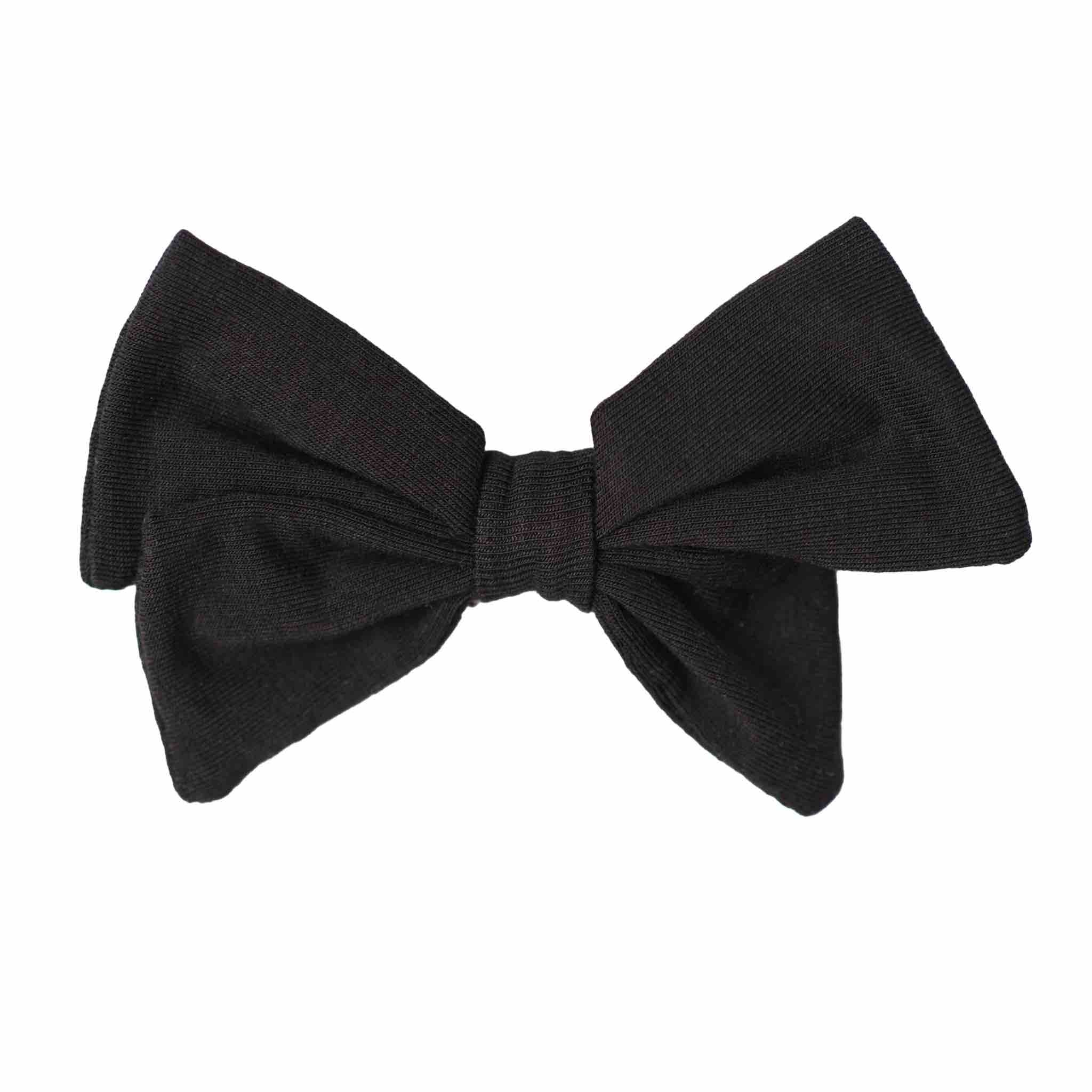 Black | Small Clip Bow (v1)
