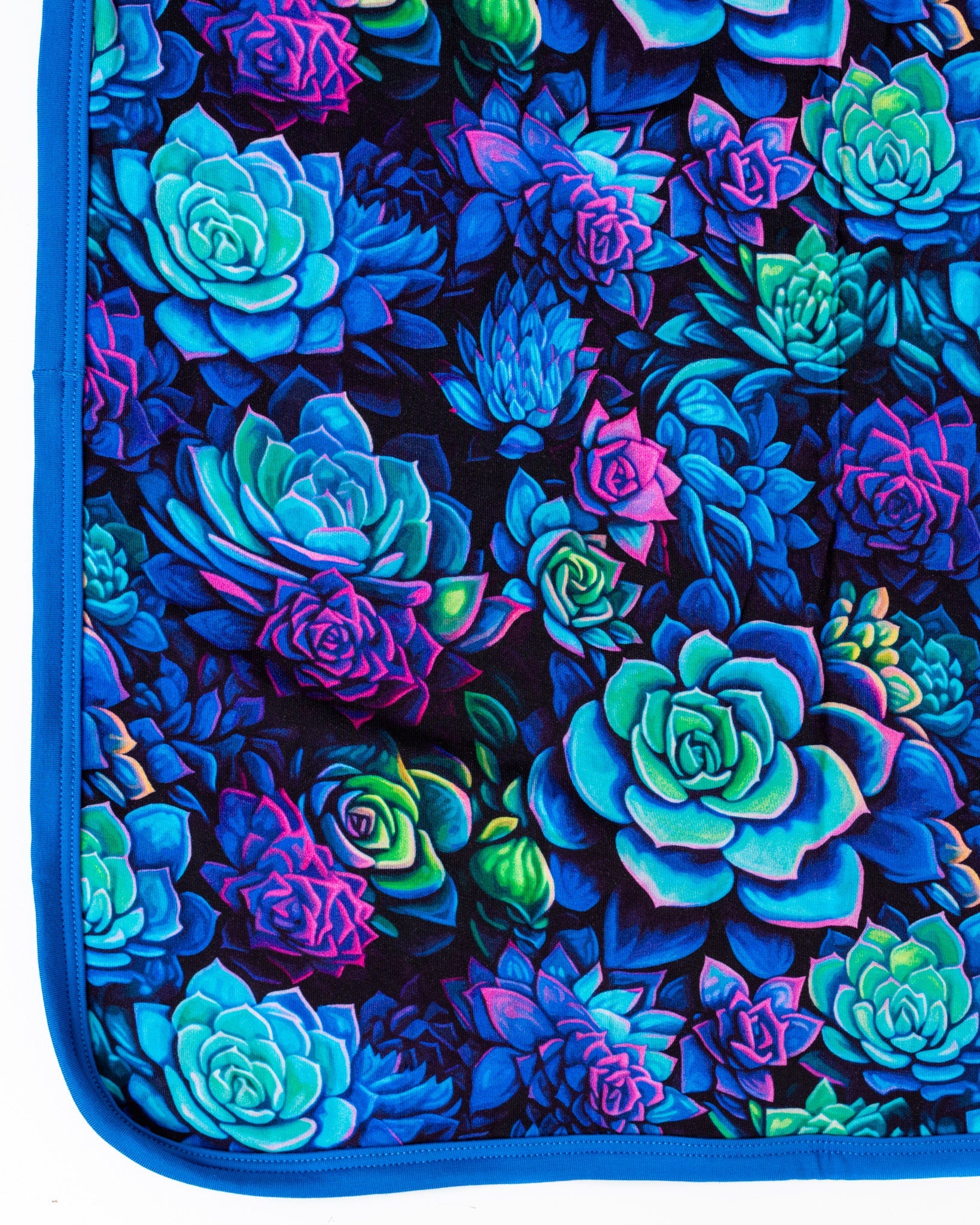 Electric Succulents | Bamboo Double Layer Adult Blanket