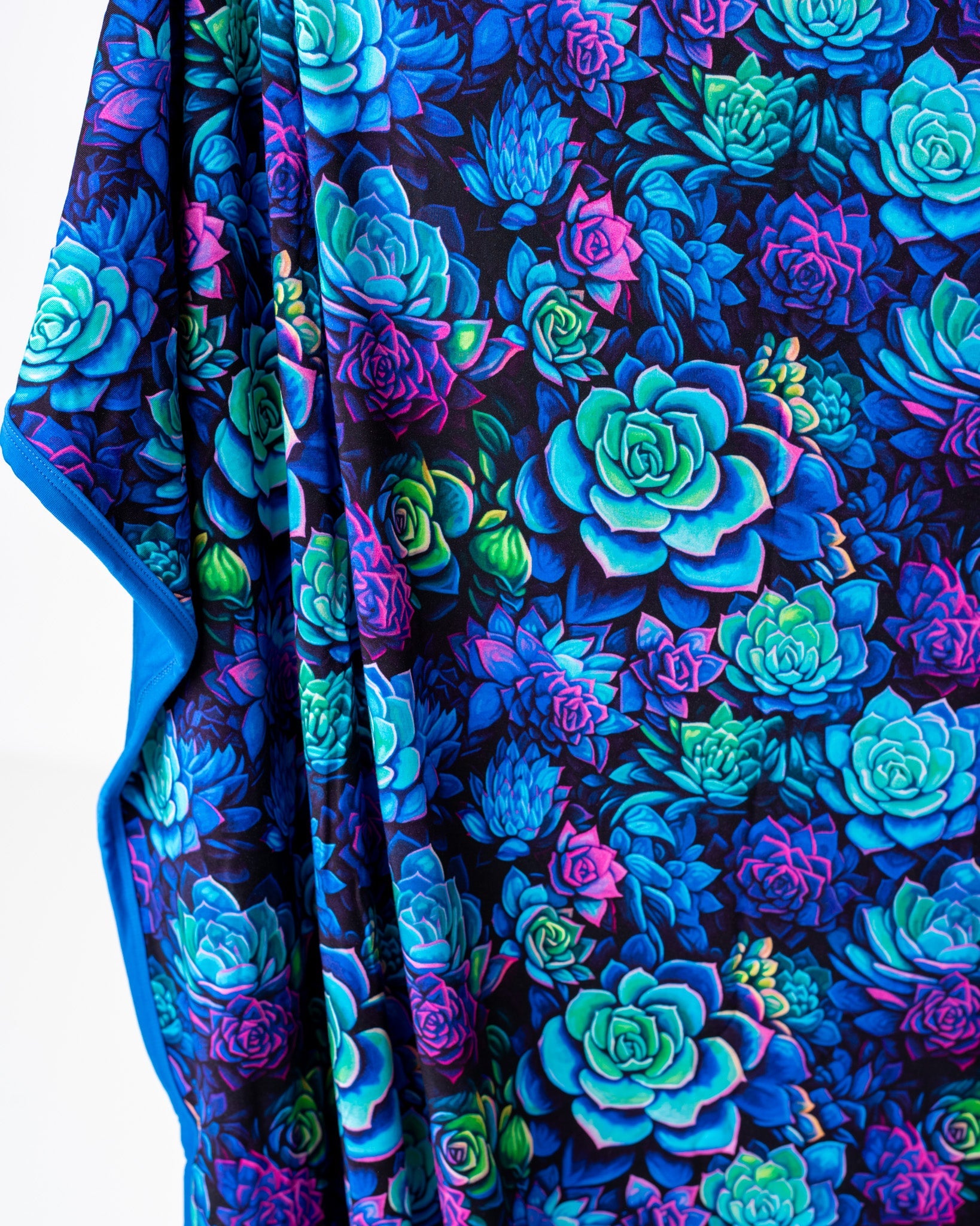 Electric Succulents | Bamboo Double Layer Adult Blanket