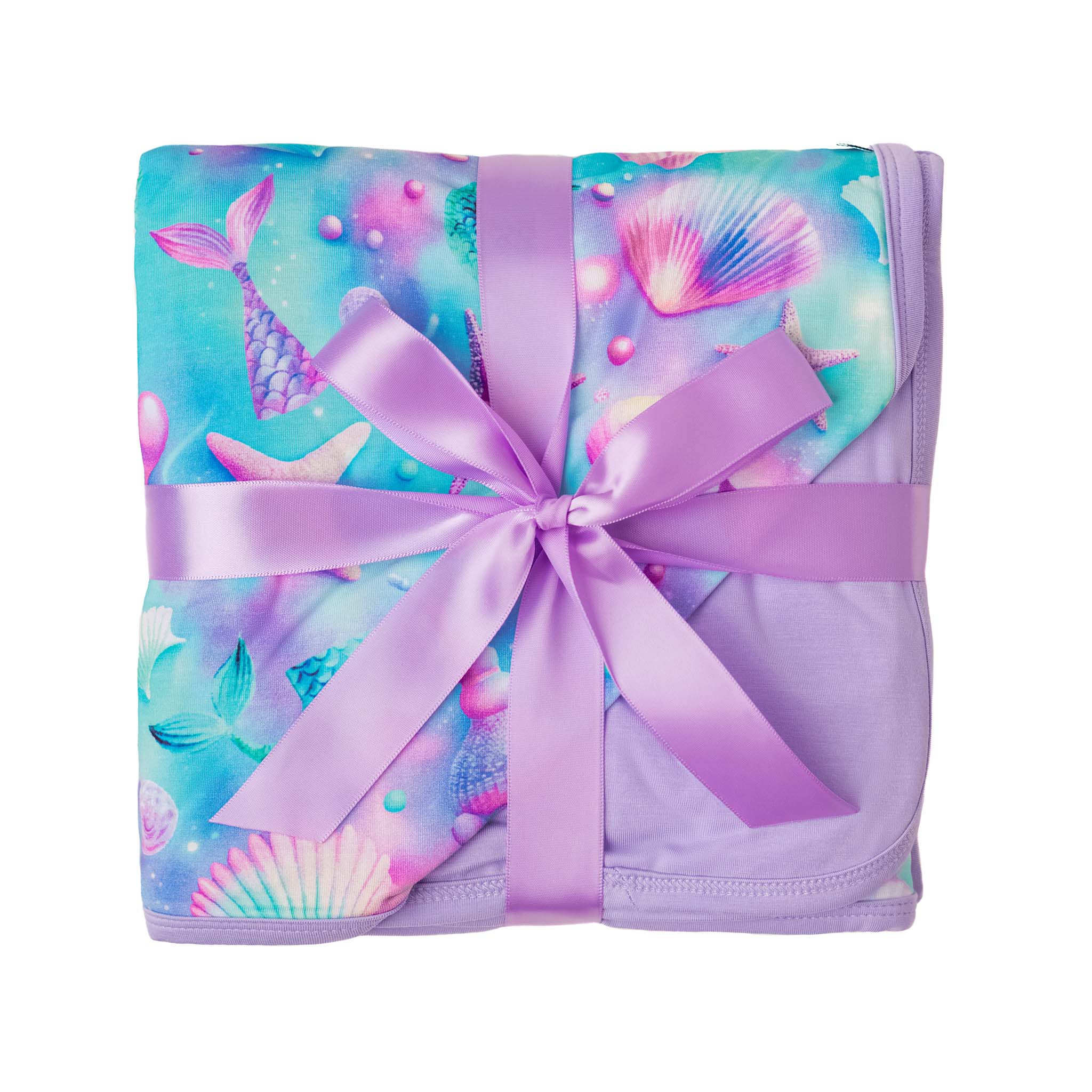 Magical Mermaid Shells | Double Layer Bamboo Toddler Blanket