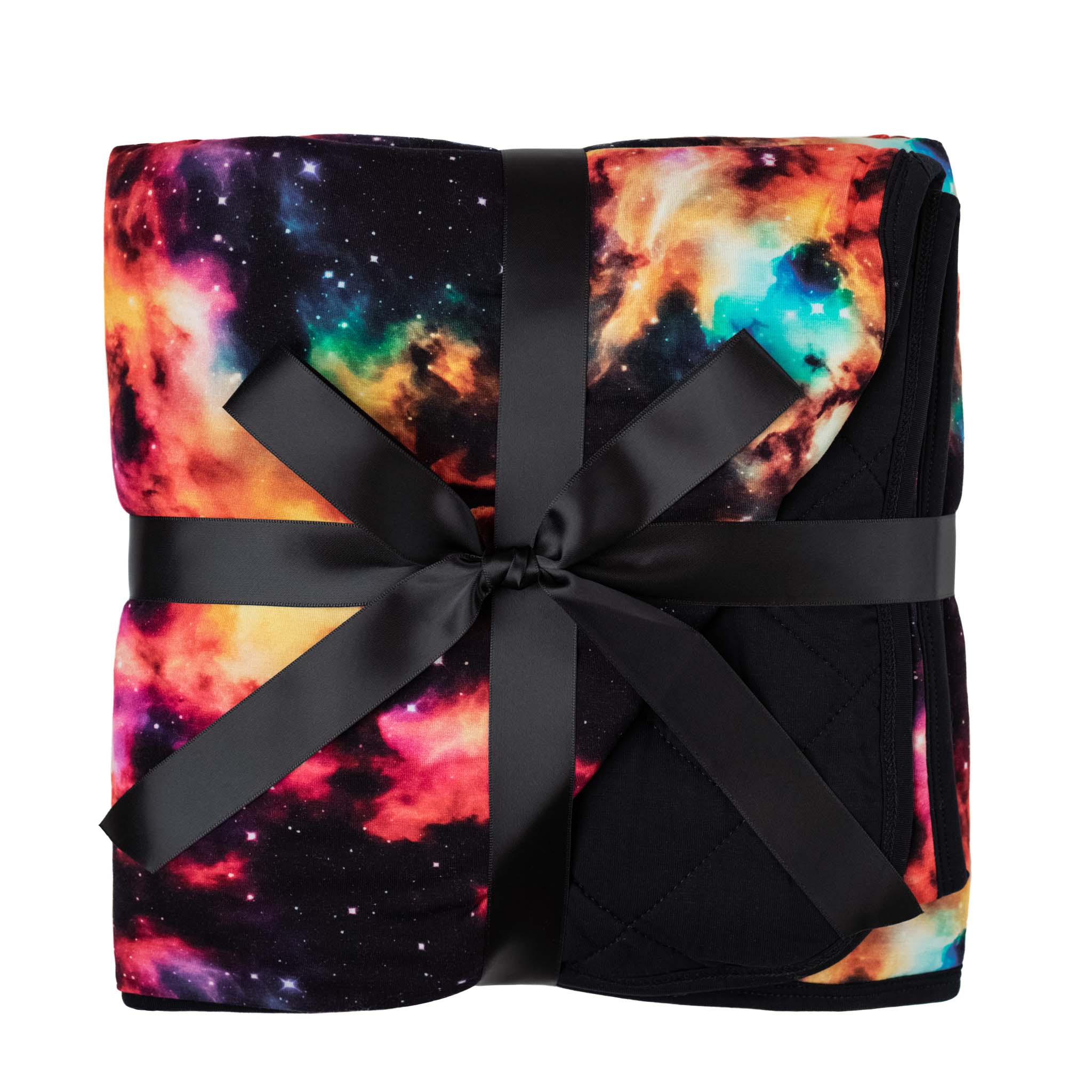 Cosmic Nebula | Mini Quilted Bamboo Baby Blanket