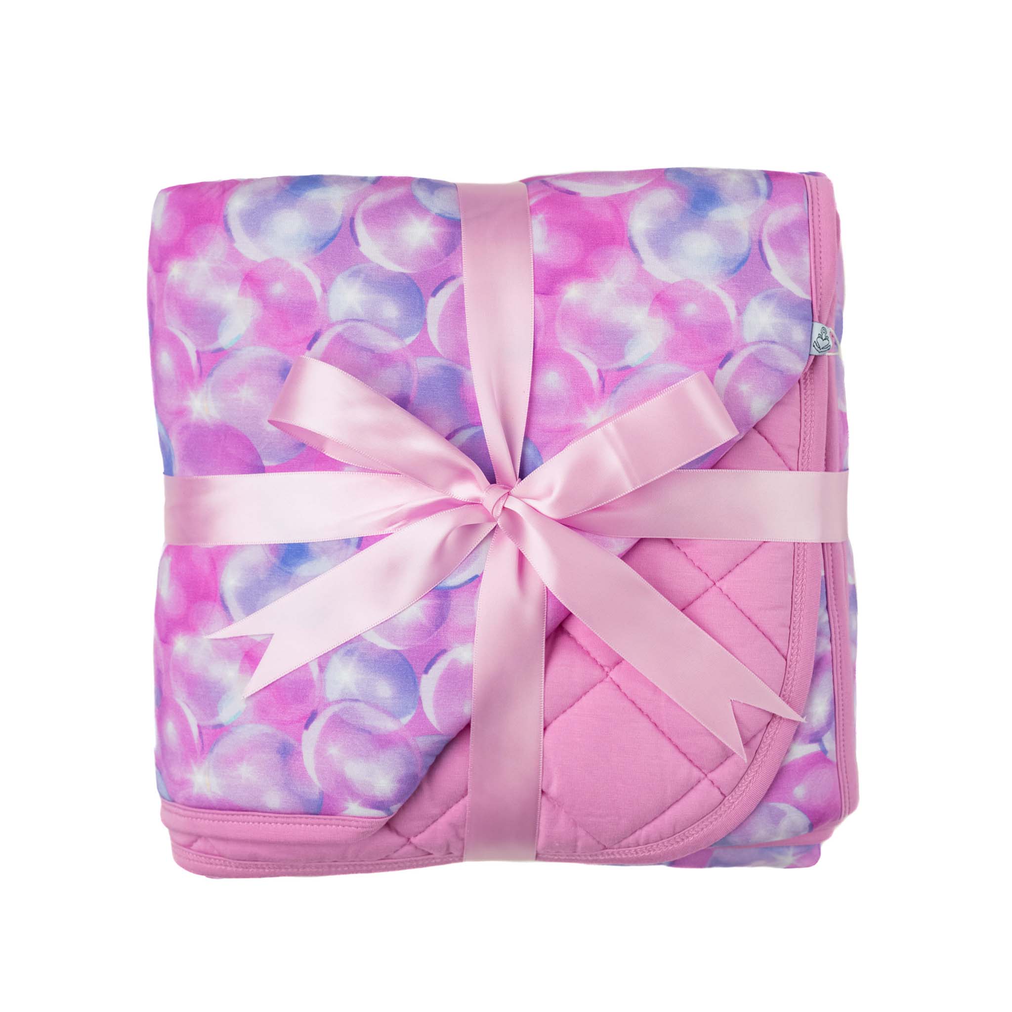 Wicked Cute | Bubbles | Bamboo Quilted Mini Baby Blanket
