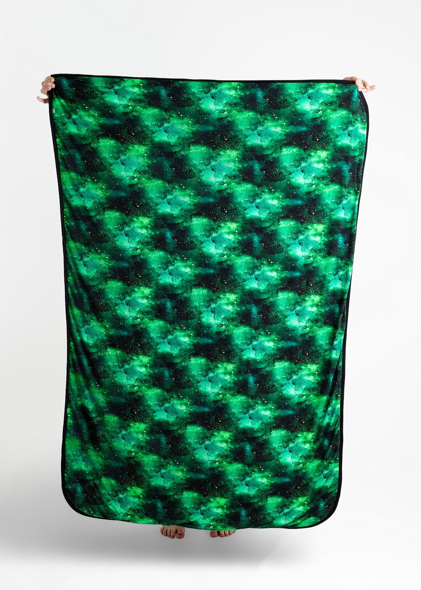 Wicked Cute | Green Galaxy Elixir | Bamboo Quilted Toddler Blanket