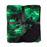 Wicked Cute | Green Galaxy Elixir | Bamboo Quilted Toddler Blanket