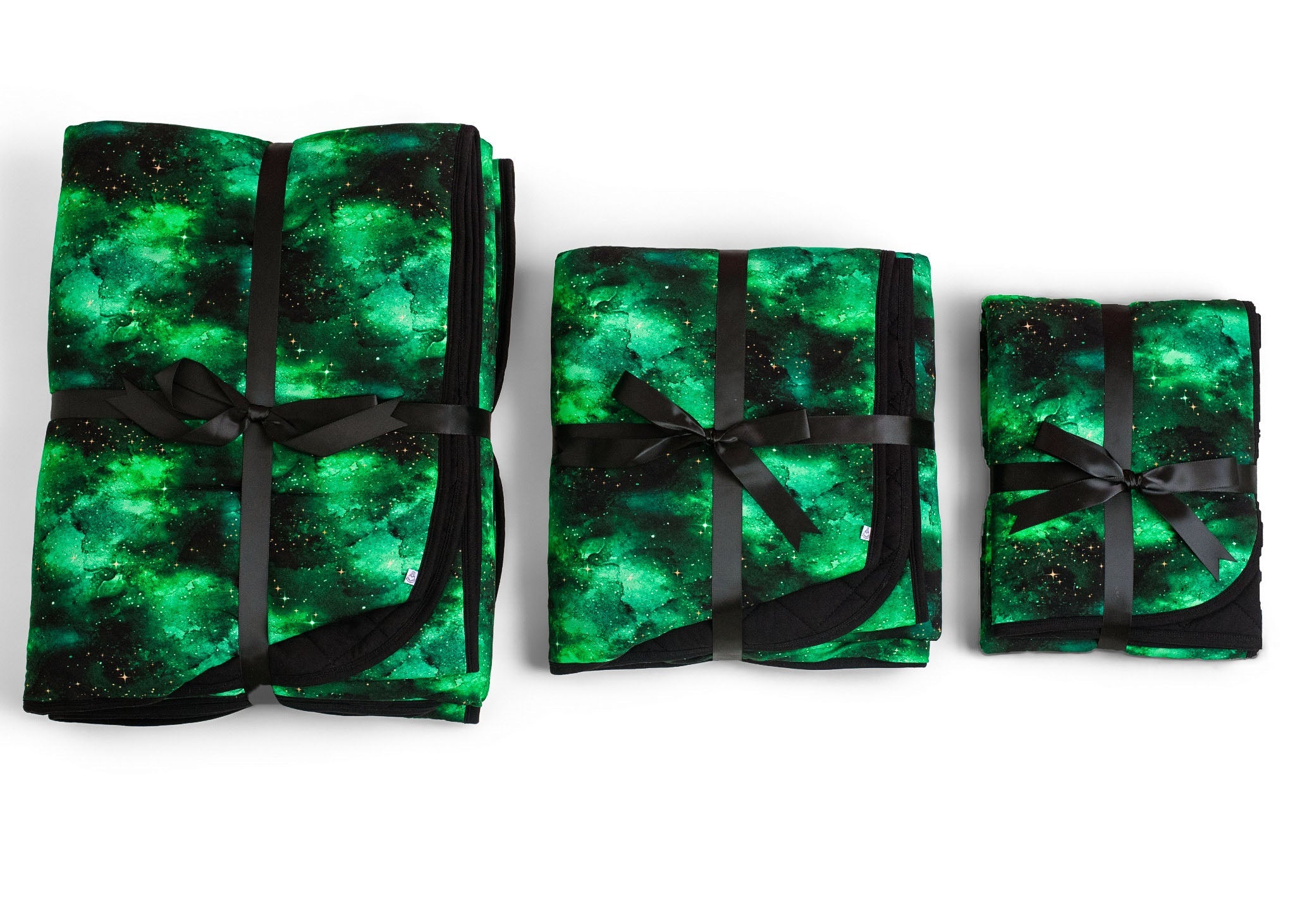 Wicked Cute | Green Galaxy Elixir | Bamboo Quilted Toddler Blanket