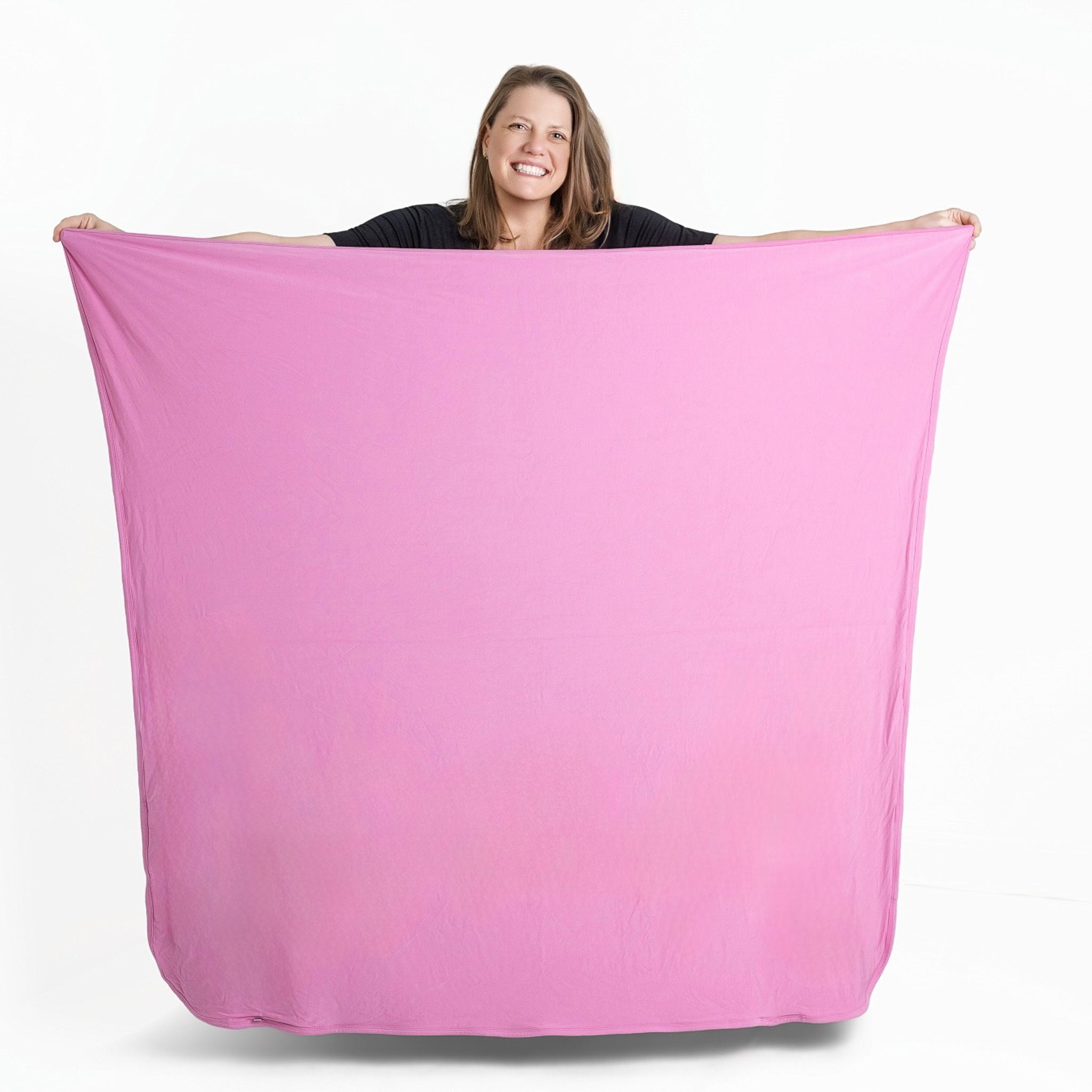 Wicked Cute | Bubble Gum Pink | Bamboo Double Layer Toddler Blanket