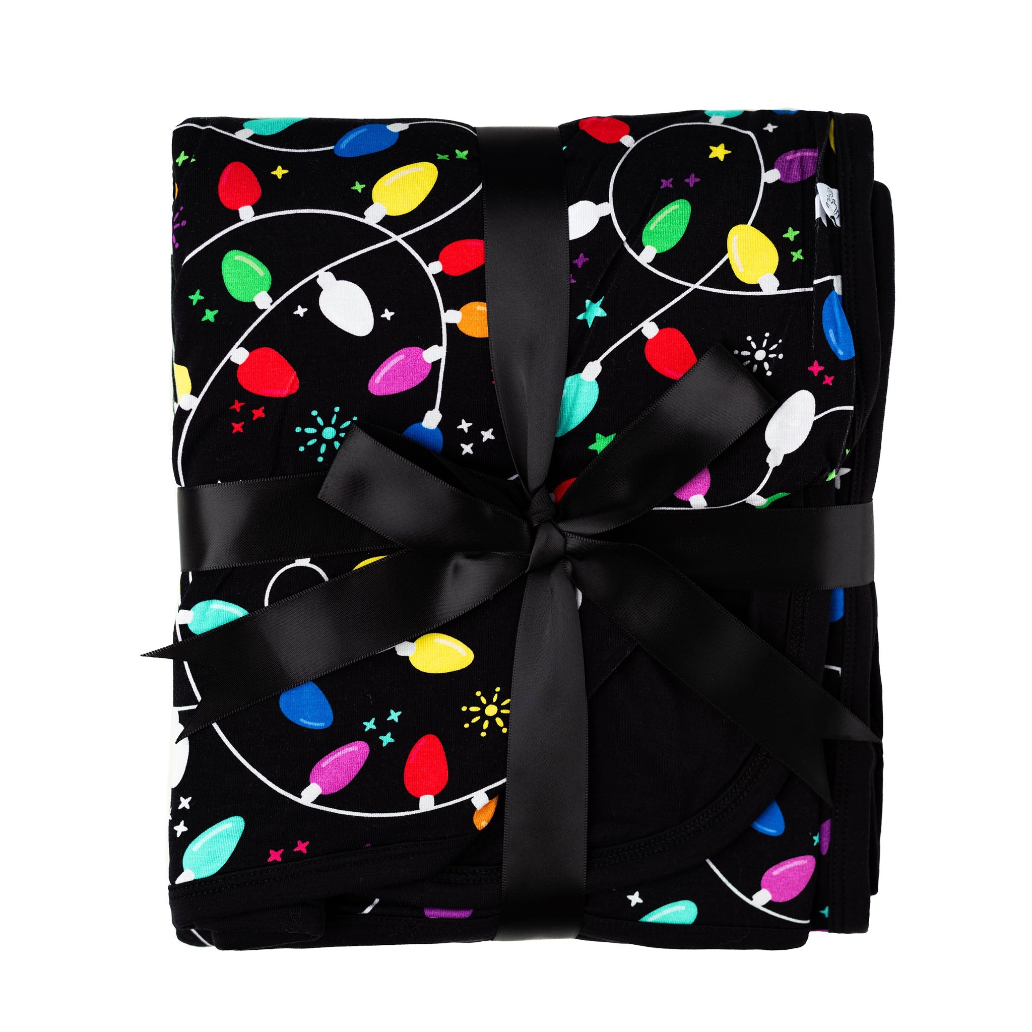 Holiday Lights | Double Layer Bamboo Toddler Blanket