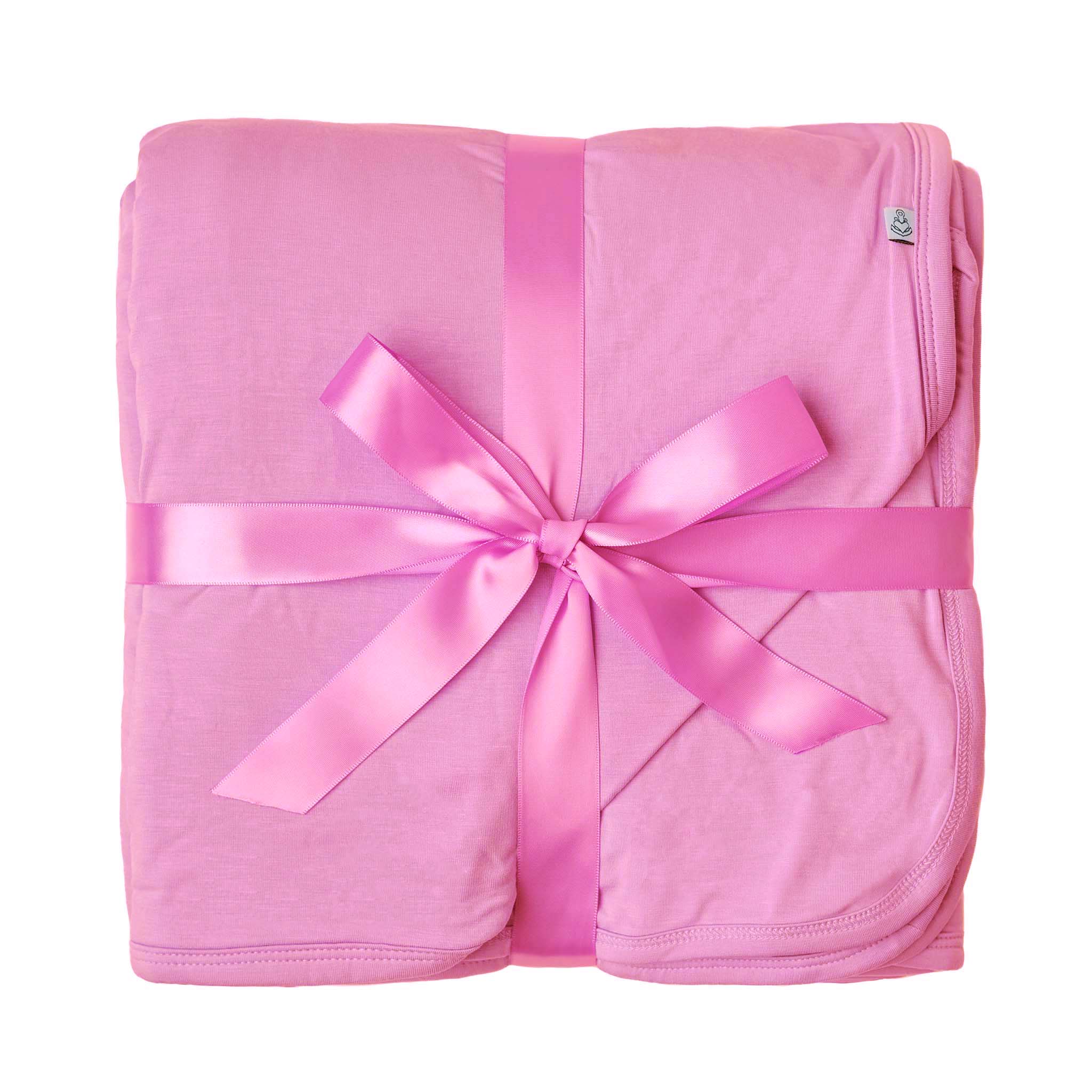 Wicked Cute | Bubble Gum Pink | Bamboo Double Layer Adult Blanket