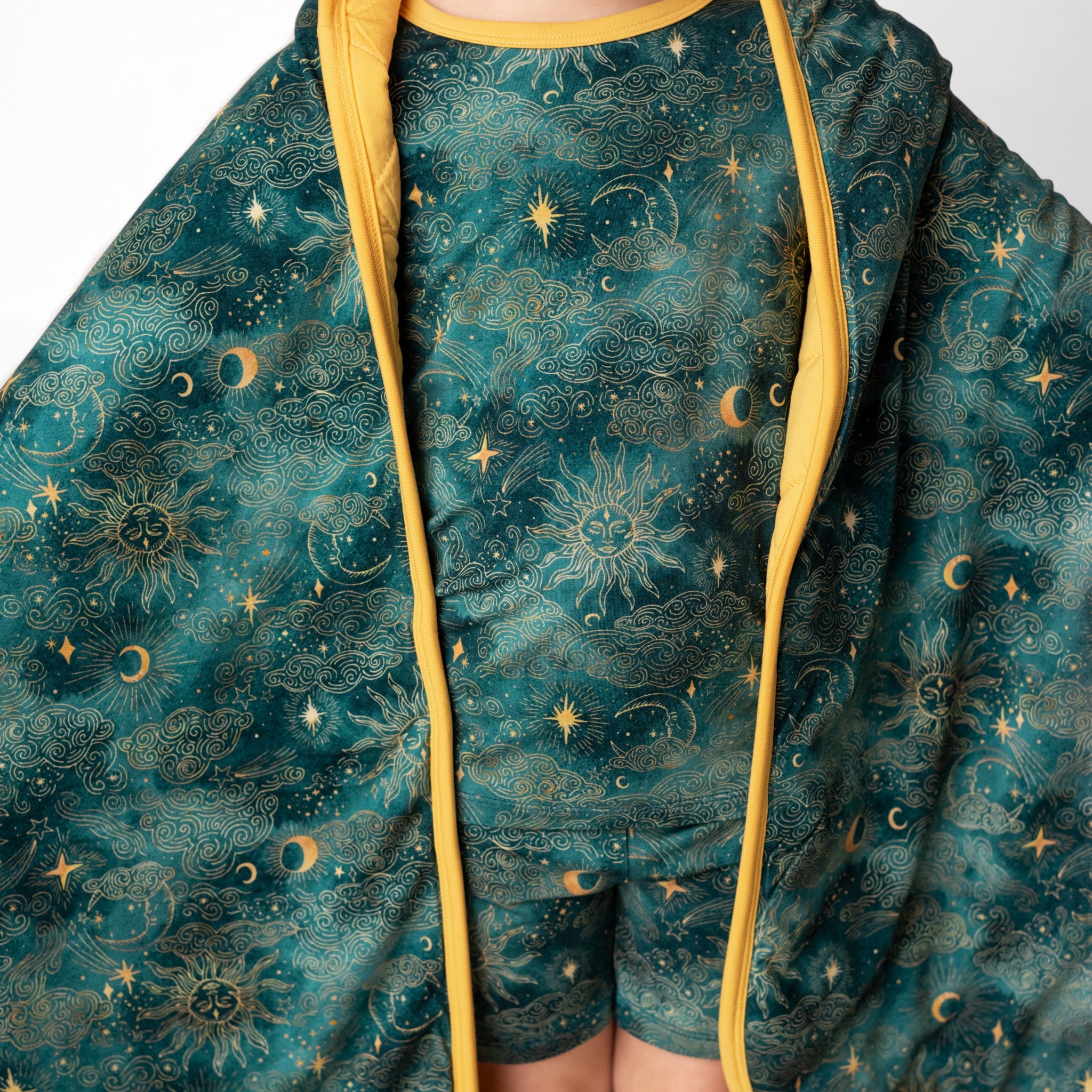 Dreamy Skies | Quilted Bamboo Toddler Blanket