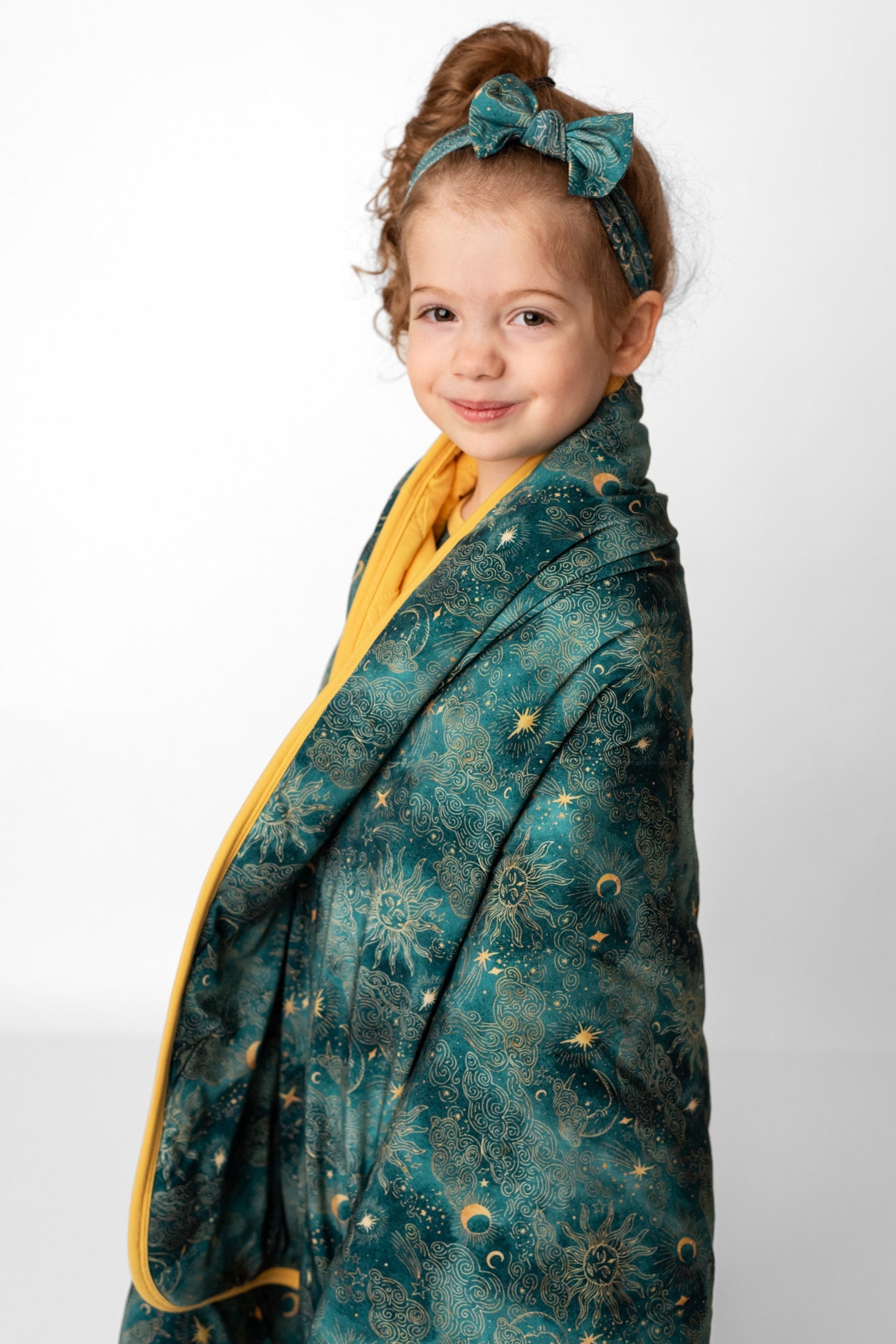 Dreamy Skies | Quilted Bamboo Toddler Blanket