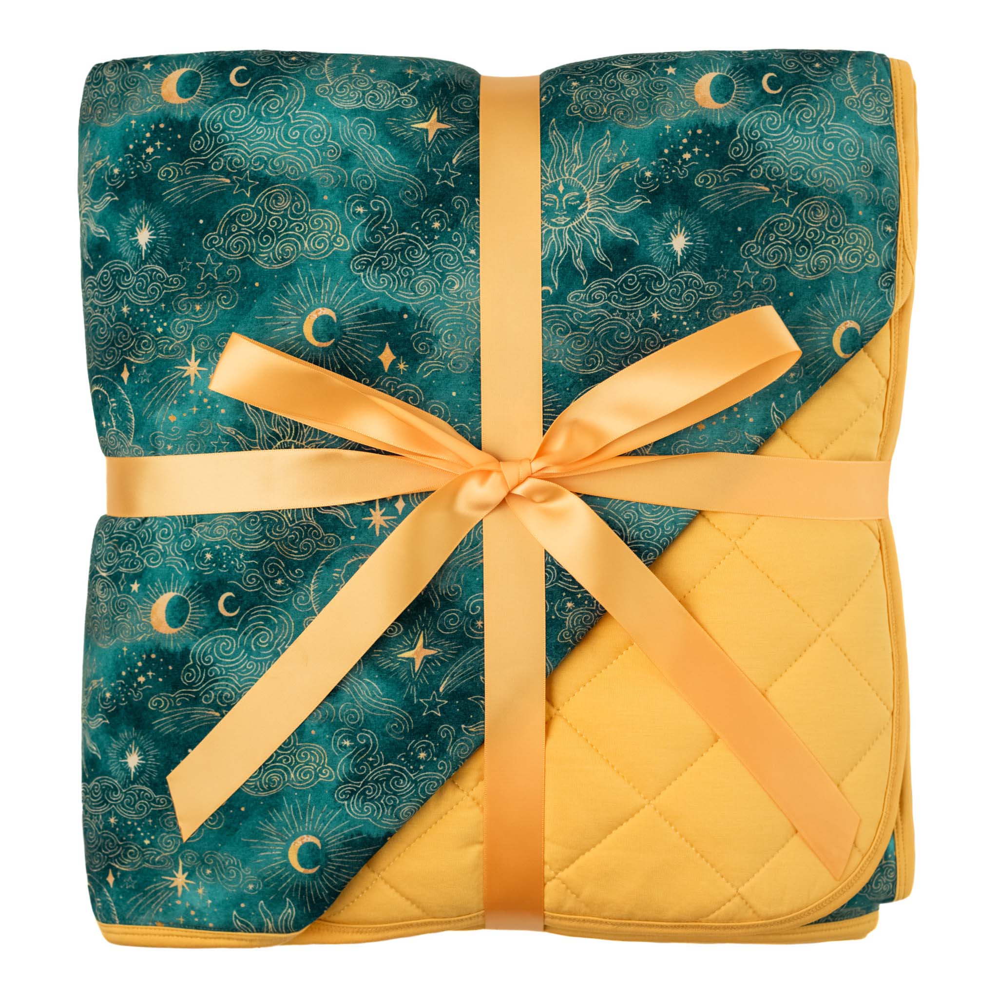 Dreamy Skies | Quilted Bamboo Toddler Blanket