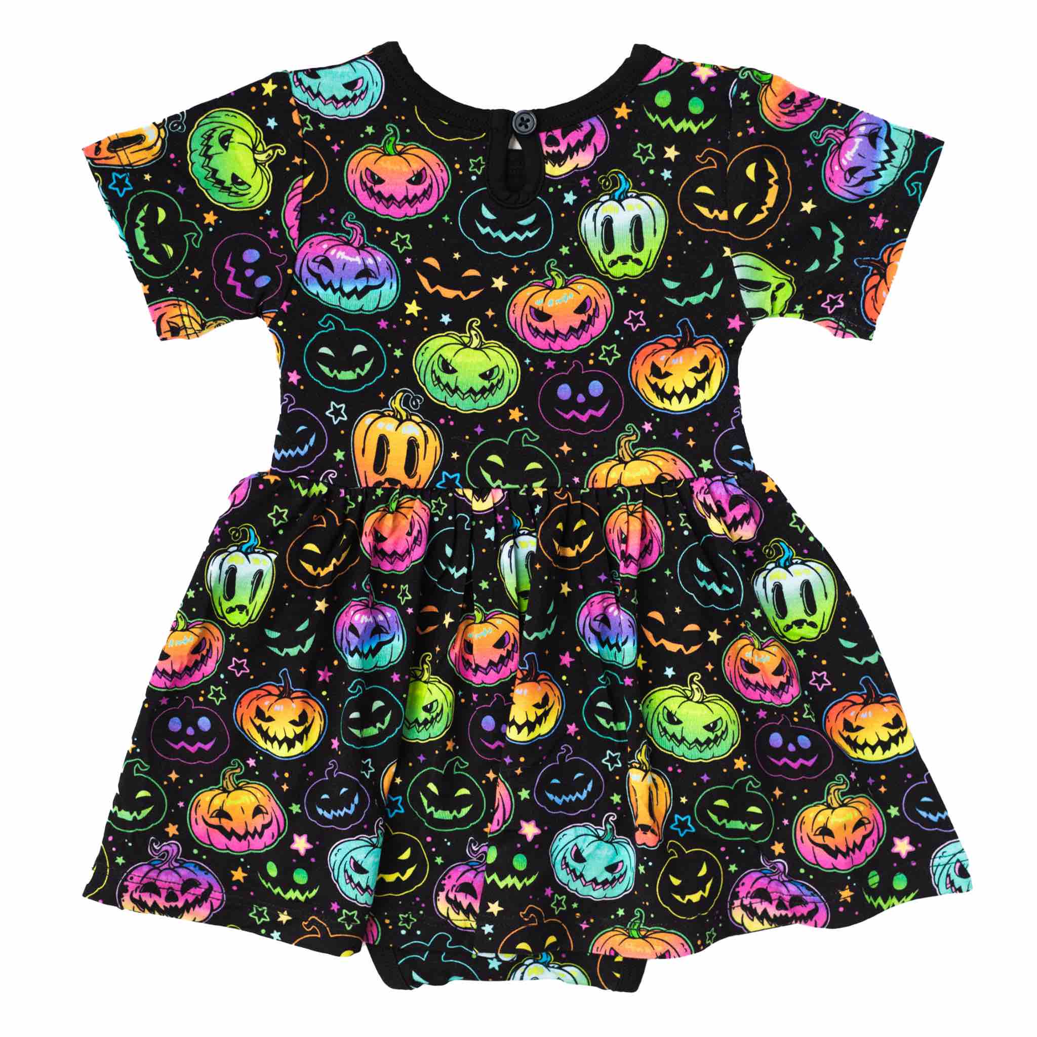 Halloween Pumpkins | Bamboo Baby Bodysuit Dress