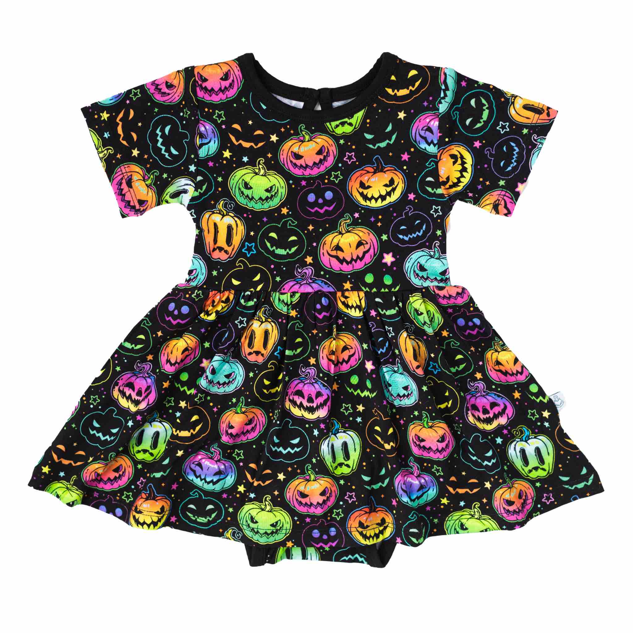 Halloween Pumpkins | Bamboo Baby Bodysuit Dress