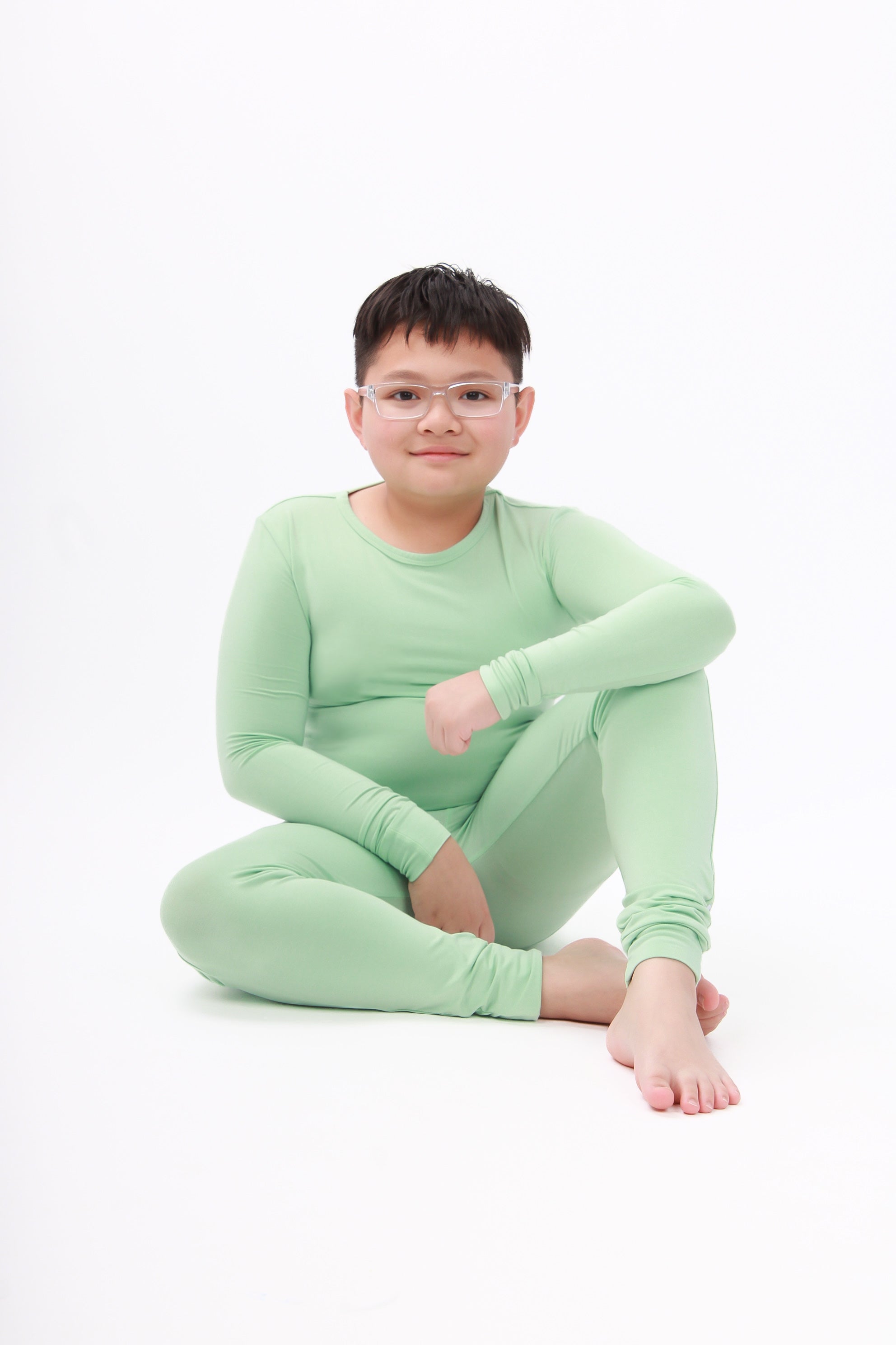 Jade | Two-piece Bamboo Long Sleeve Toddler & Kids Pajamas