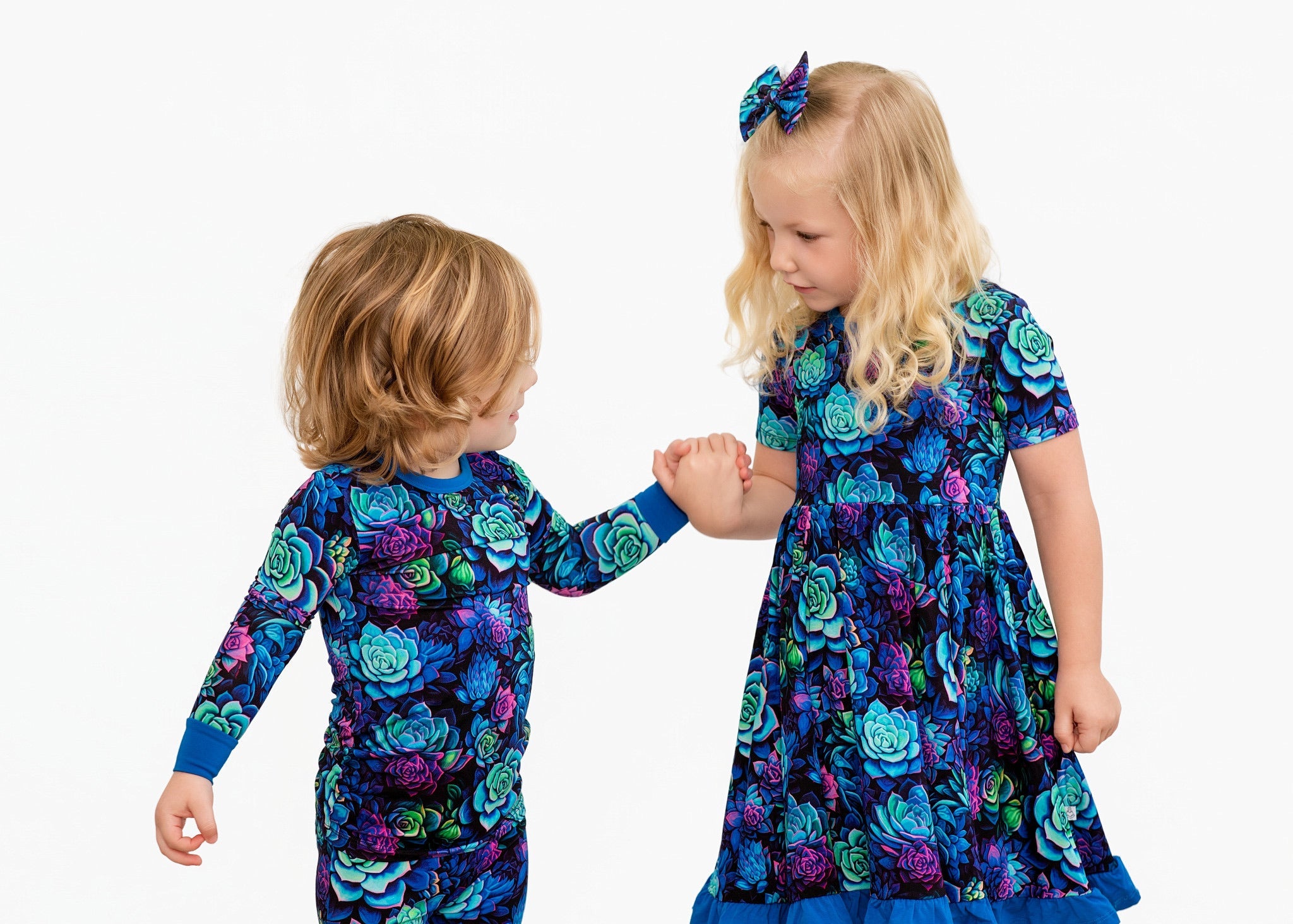 Electric Succulents | Bamboo Ruffle Twirl Dress