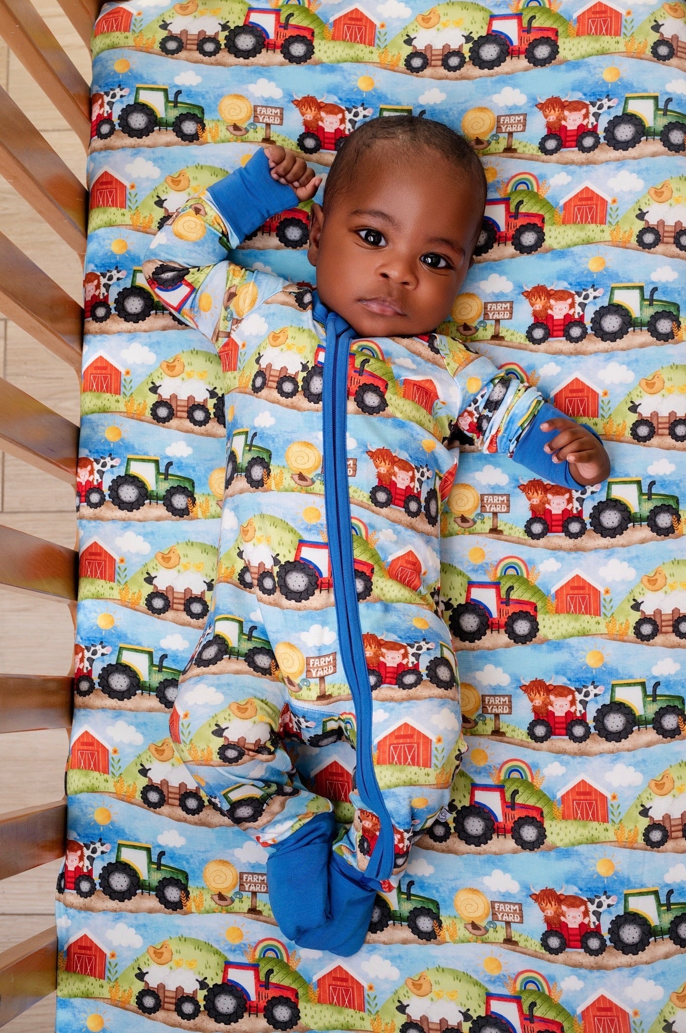 Farm Friends | Bamboo Zipper Pajamas
