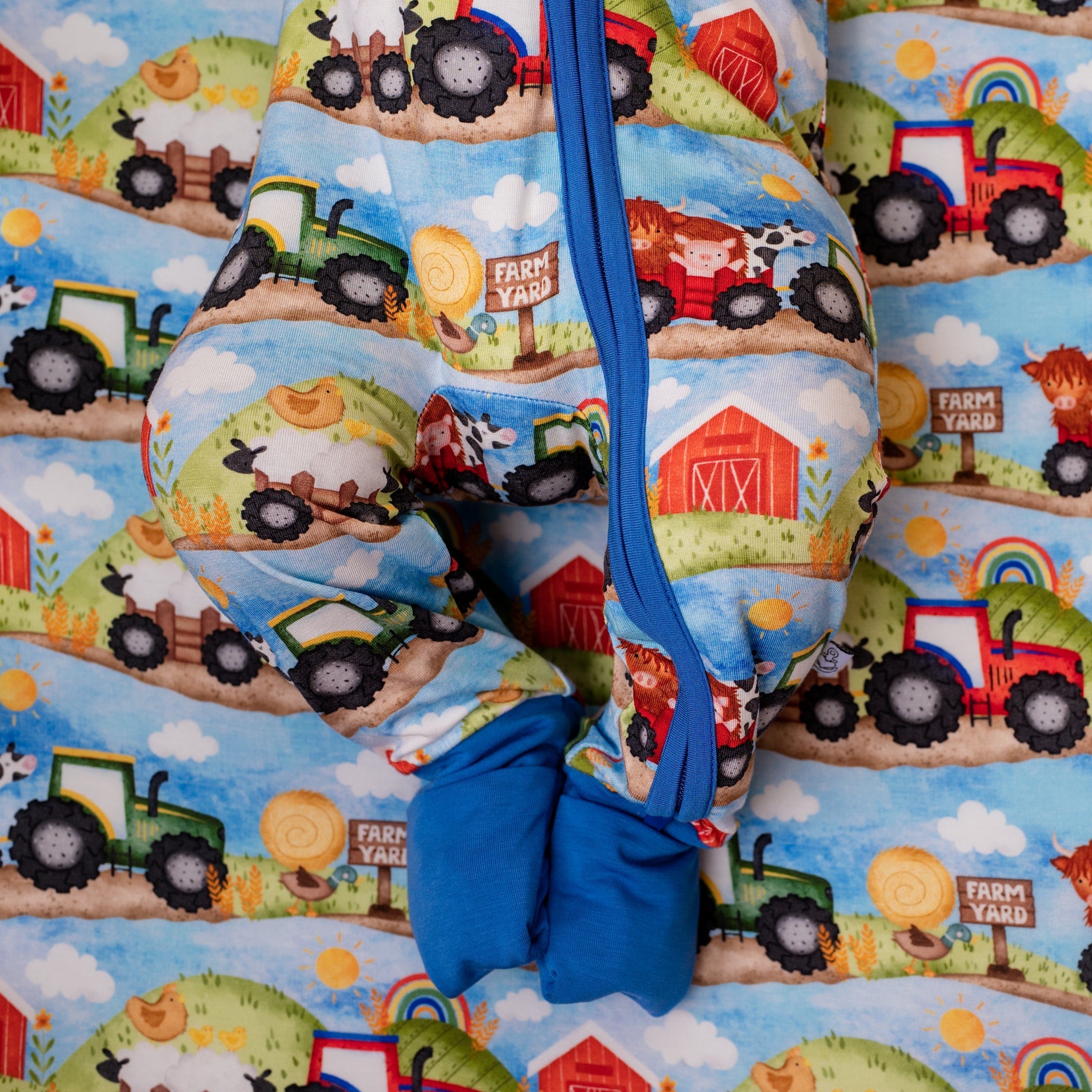 Farm Friends | Bamboo Zipper Pajamas