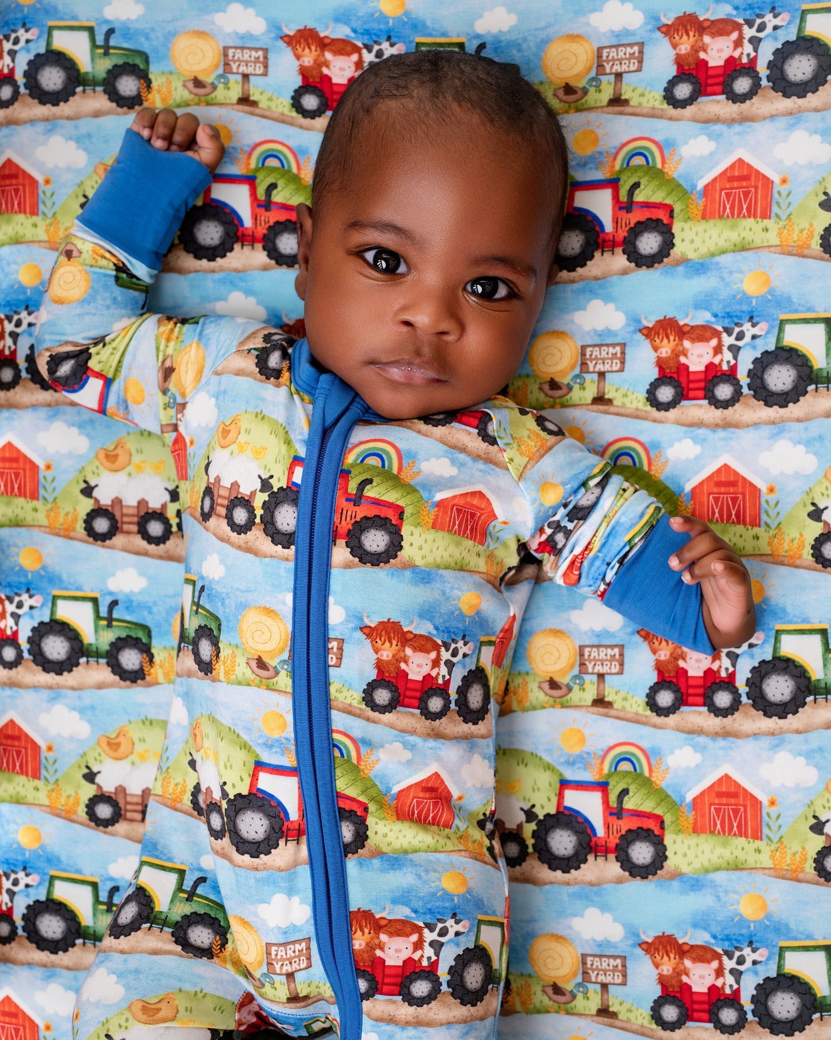 Farm Friends | Bamboo Zipper Pajamas