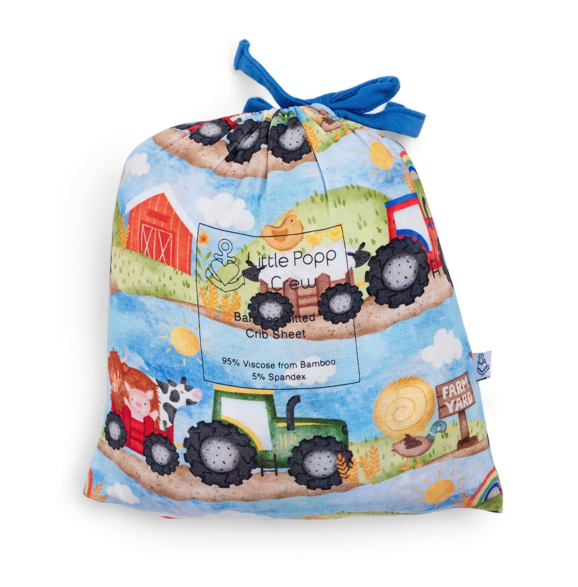 Farm Friends | Bamboo Crib Sheet