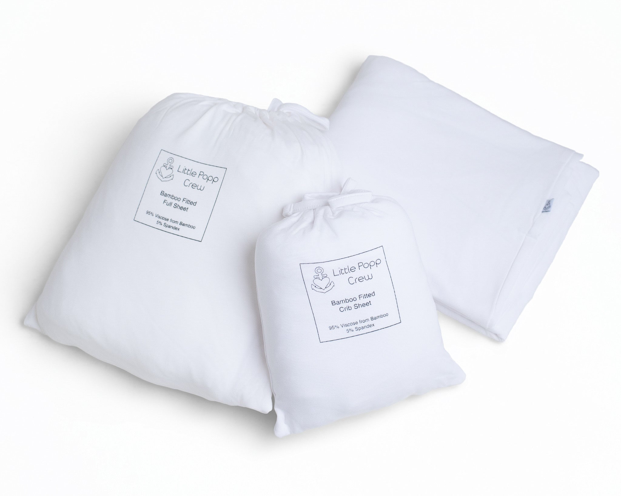 White | Bamboo Full Fitted Sheet