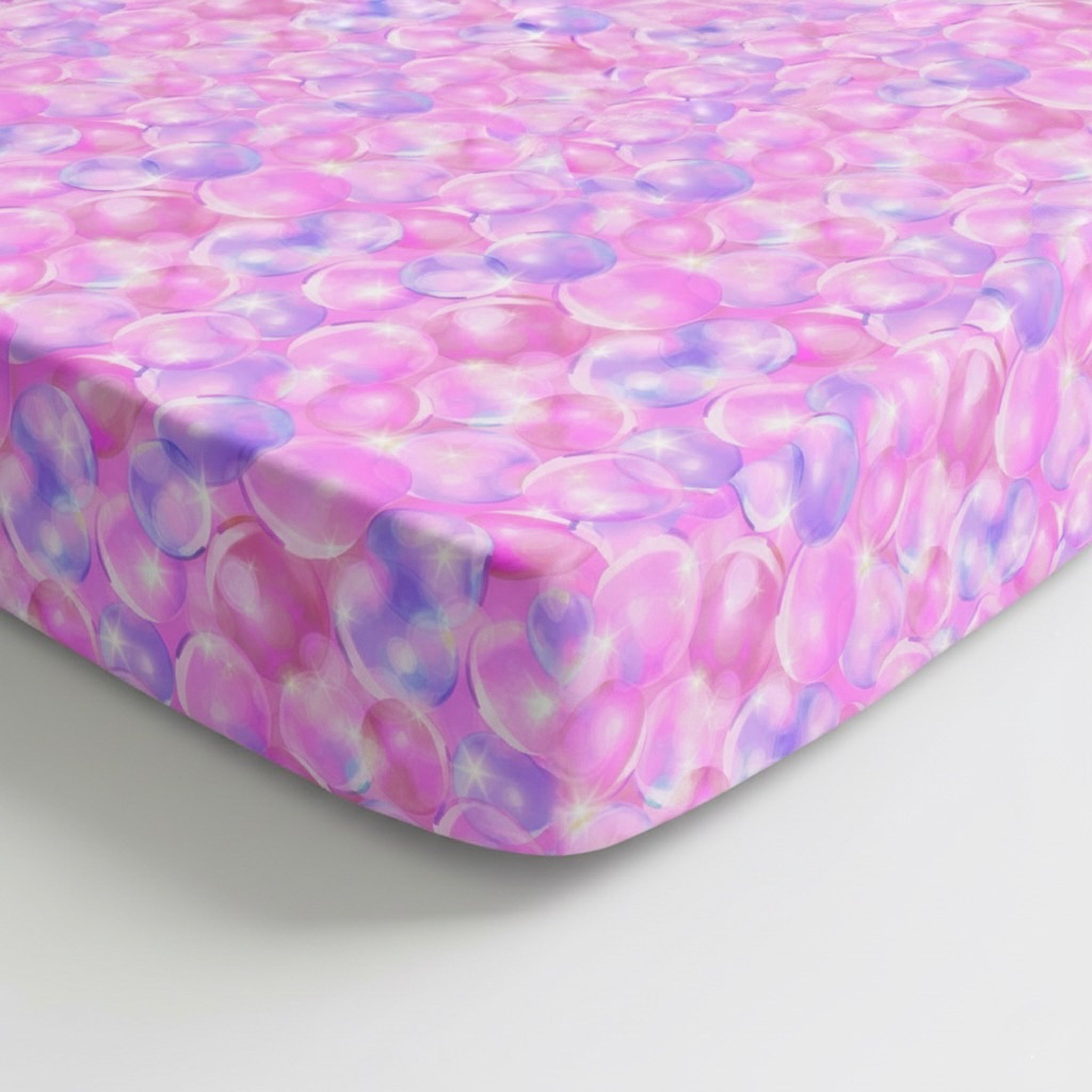 Wicked Cute | Bubbles | Bamboo Full Fitted Sheet