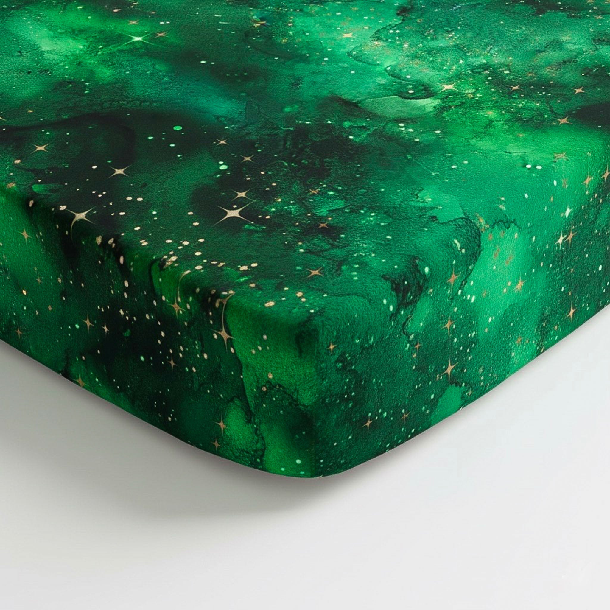 Wicked Cute | Green Galaxy Elixir | Bamboo Crib Sheet